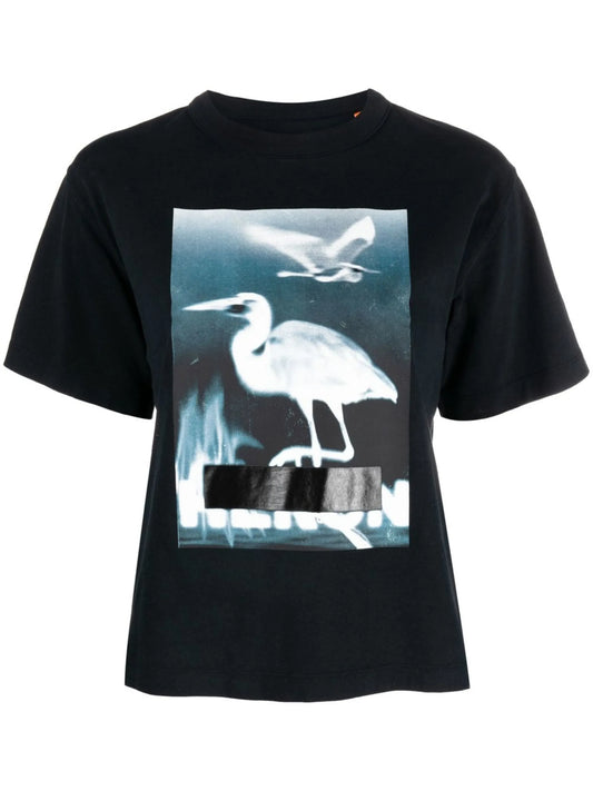 Censored graphic-print T-shirt