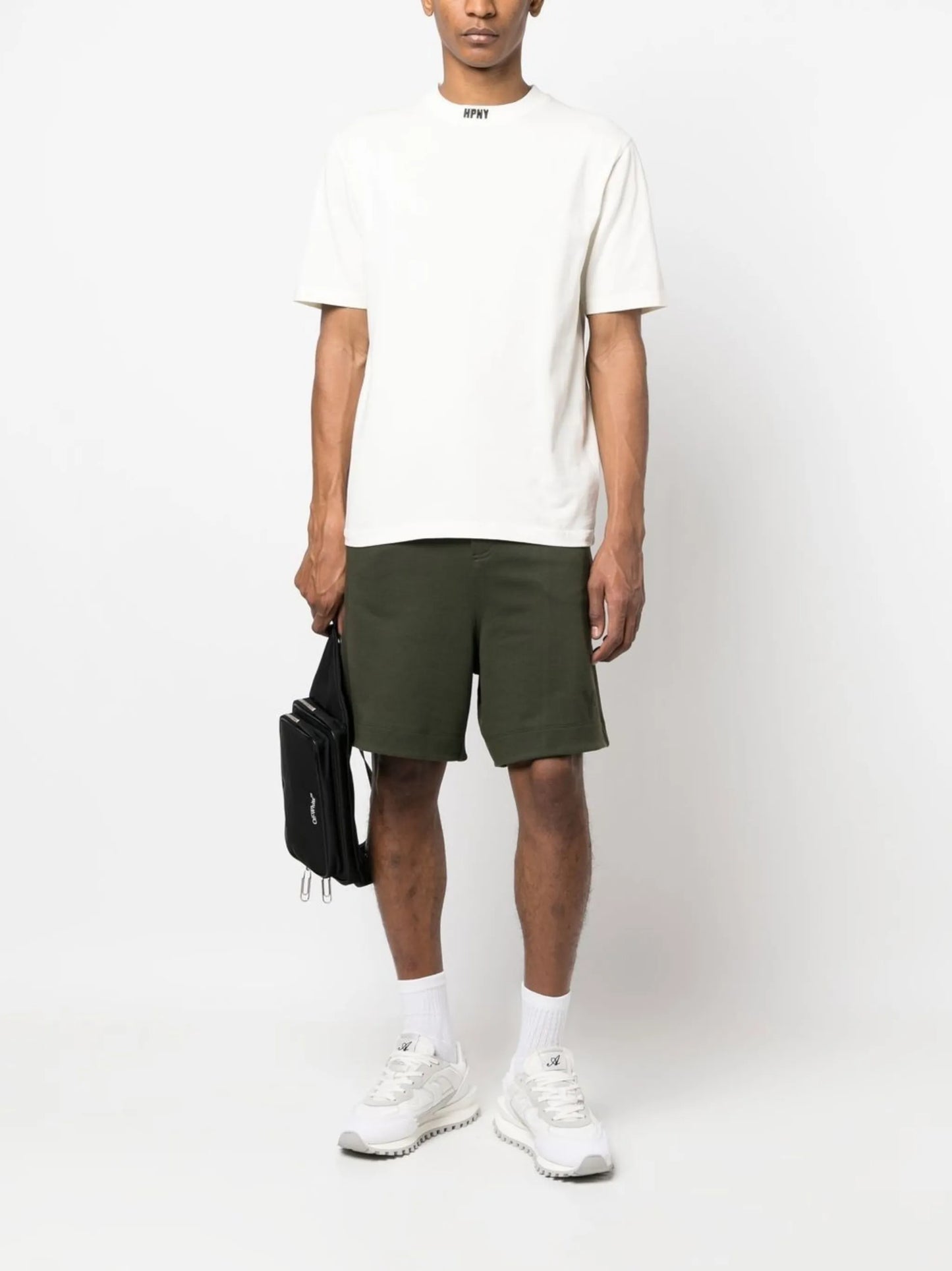 logo-patch crew-neck T-shirt