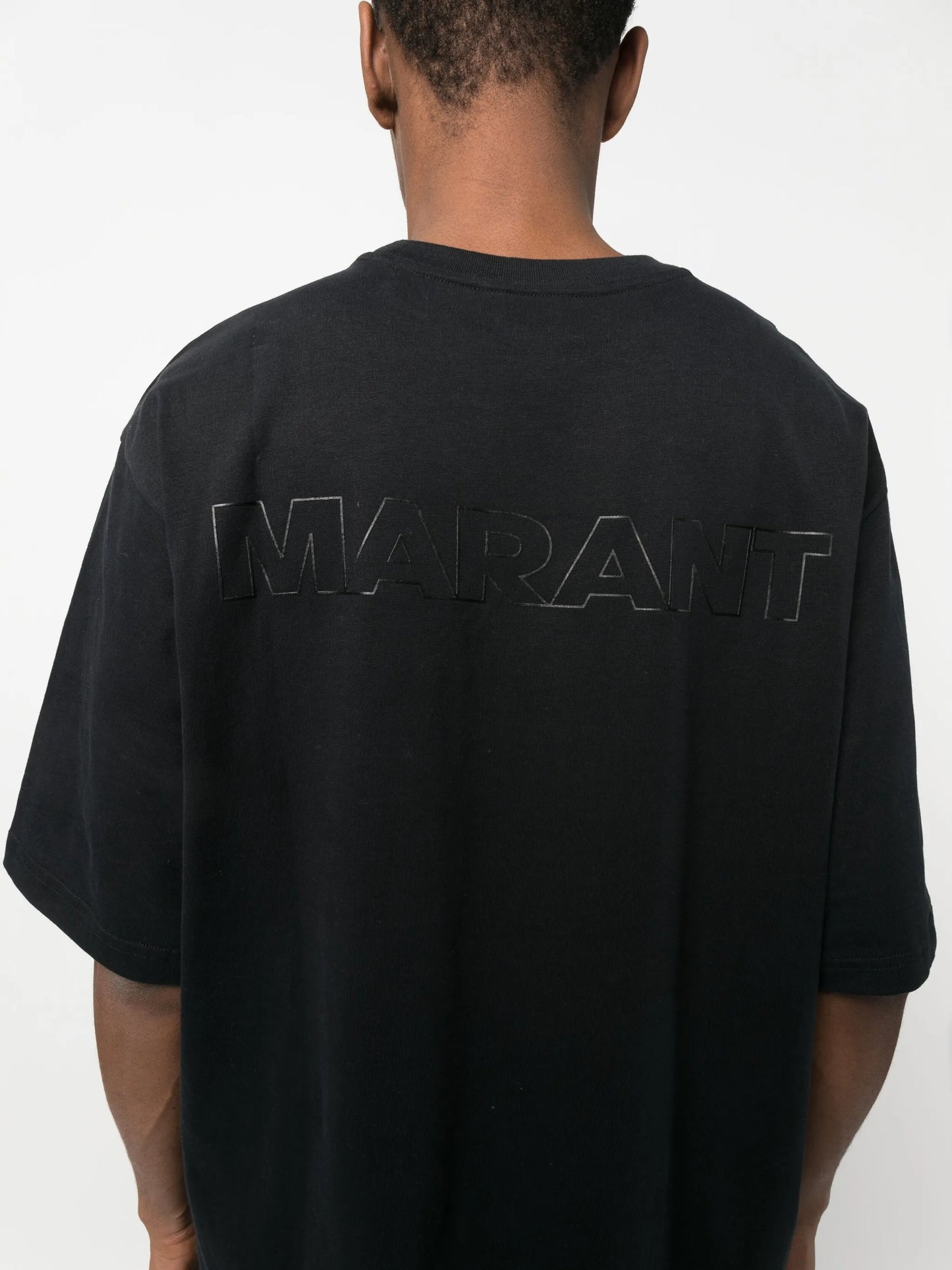 logo-embroidered T-shirt
