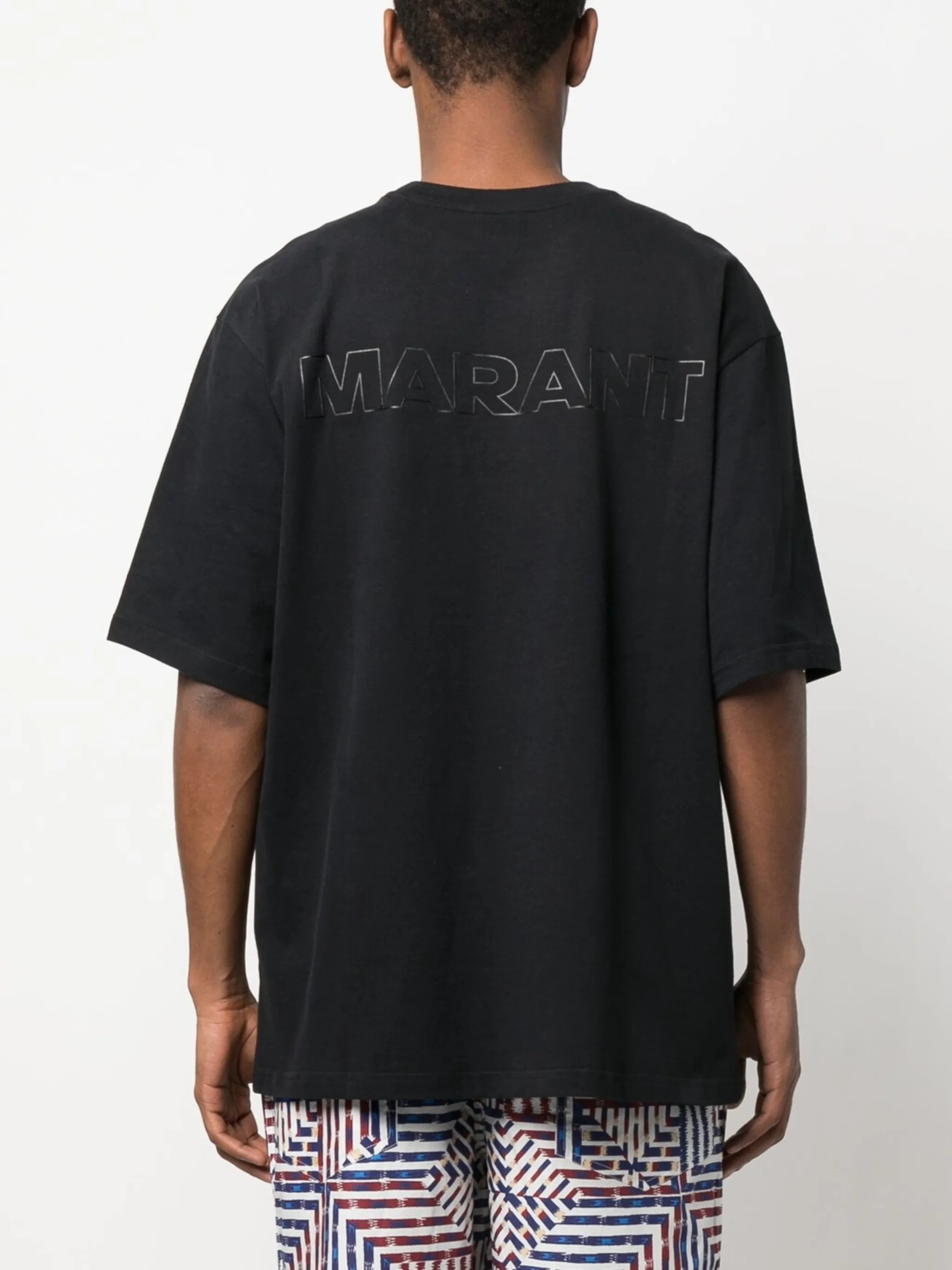 logo-embroidered T-shirt