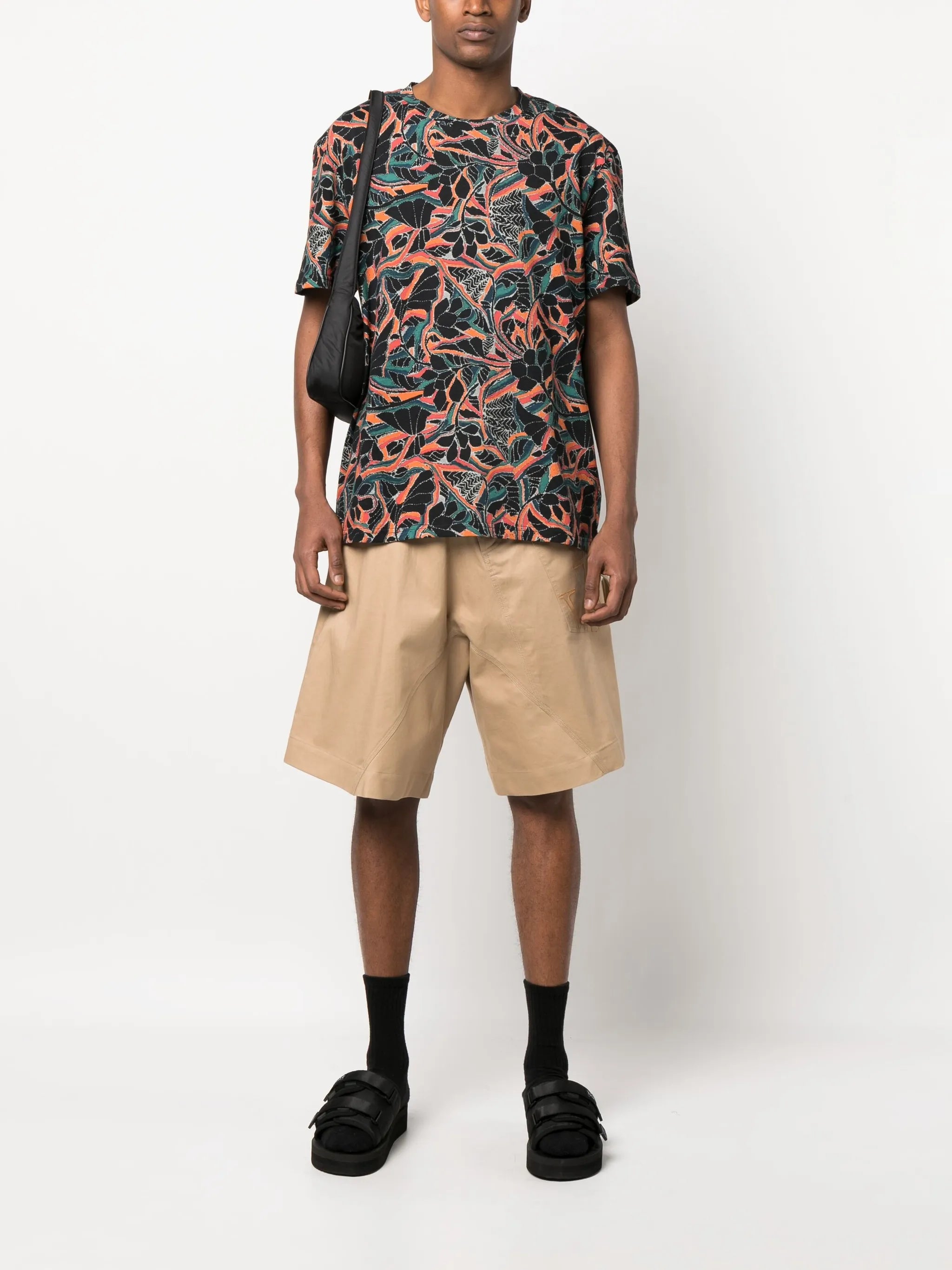 graphic-print cotton T-shirt