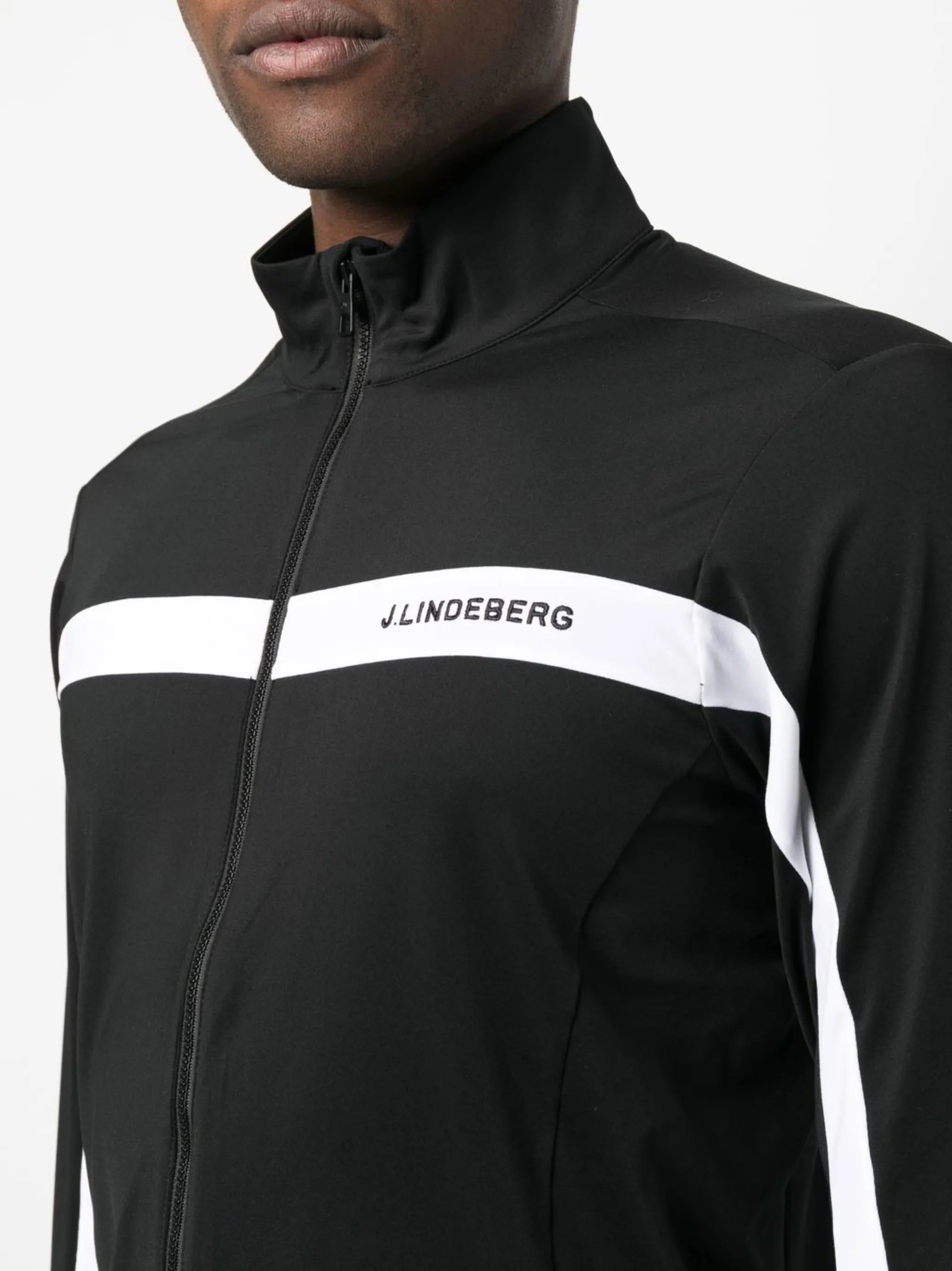 colour-block panelled jacket