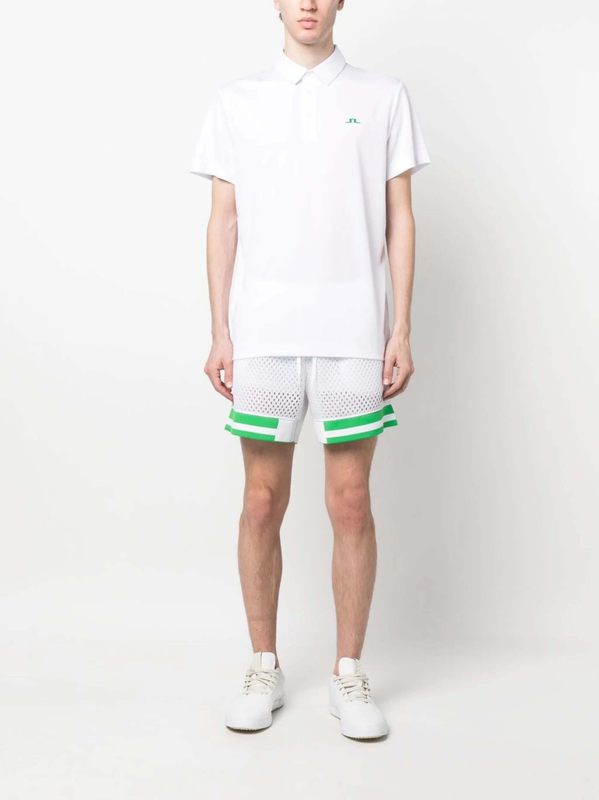 logo print polo shirt