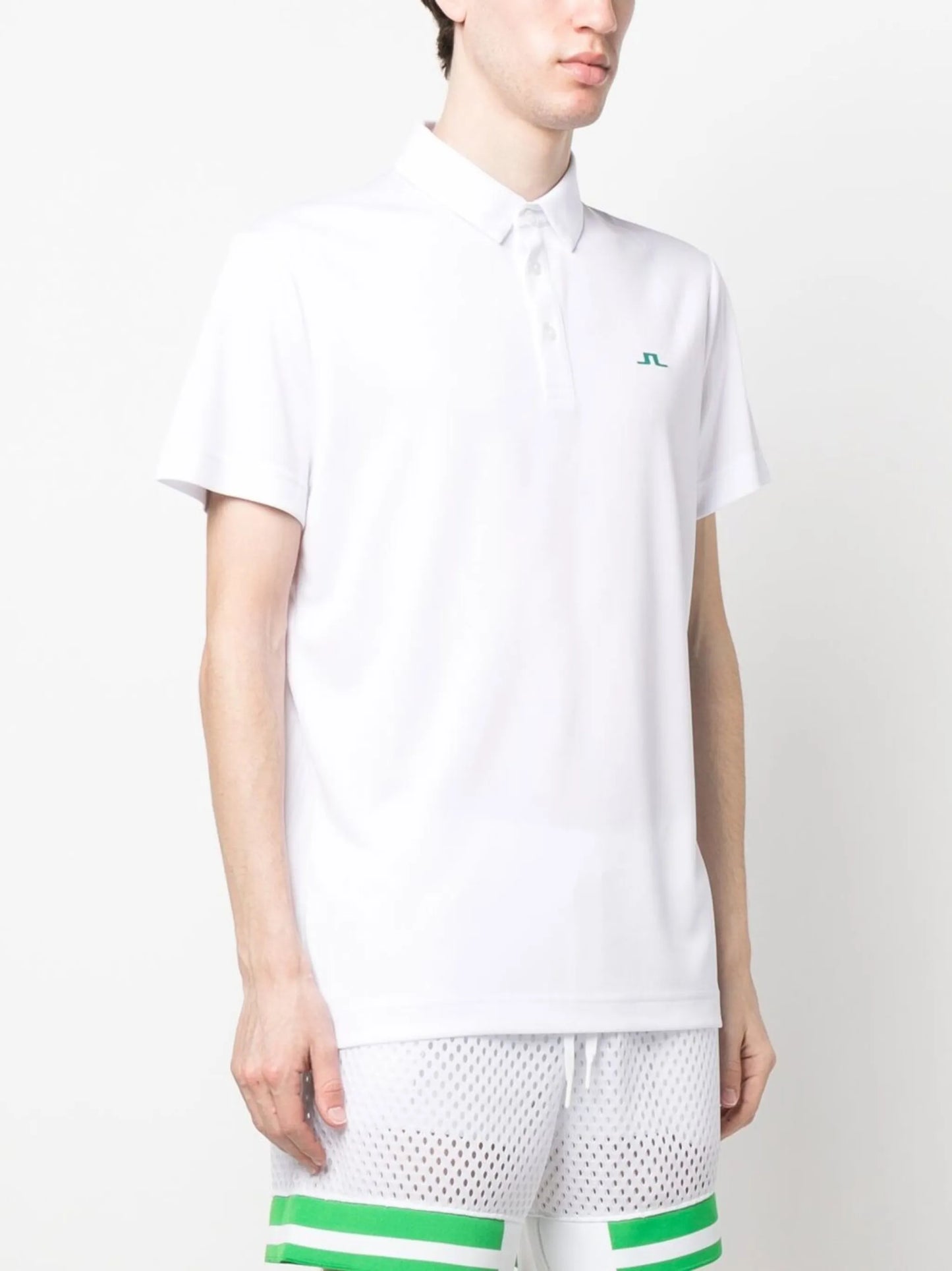 logo print polo shirt