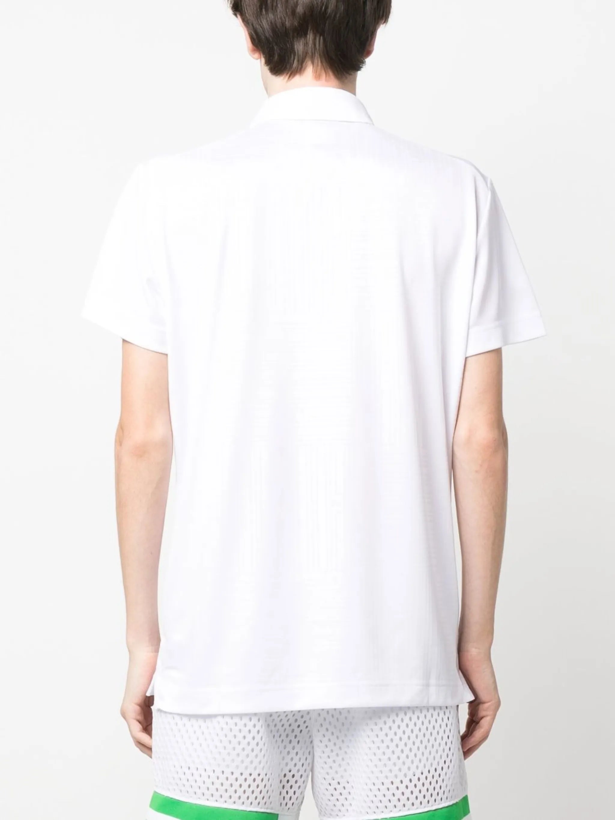 logo print polo shirt