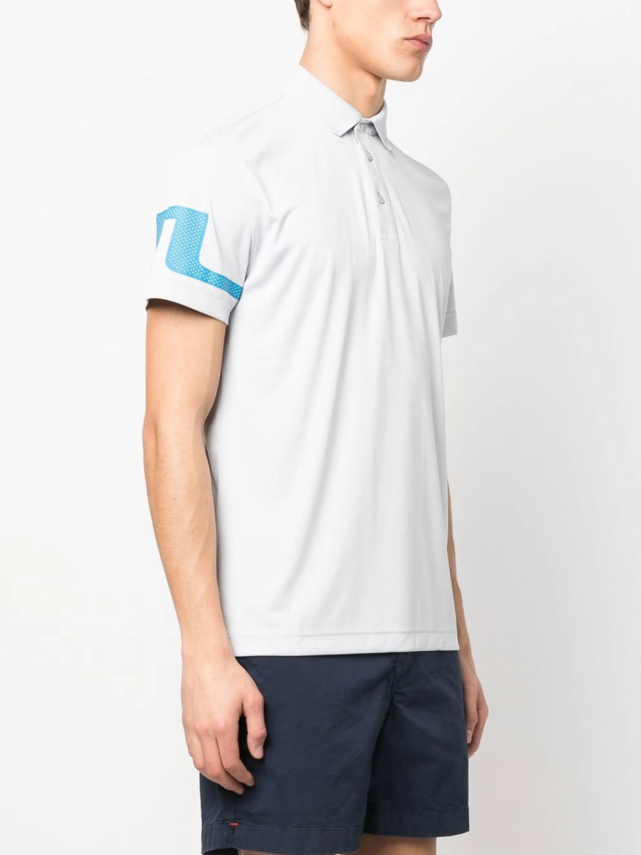 Heath contrast-trim polo shirt