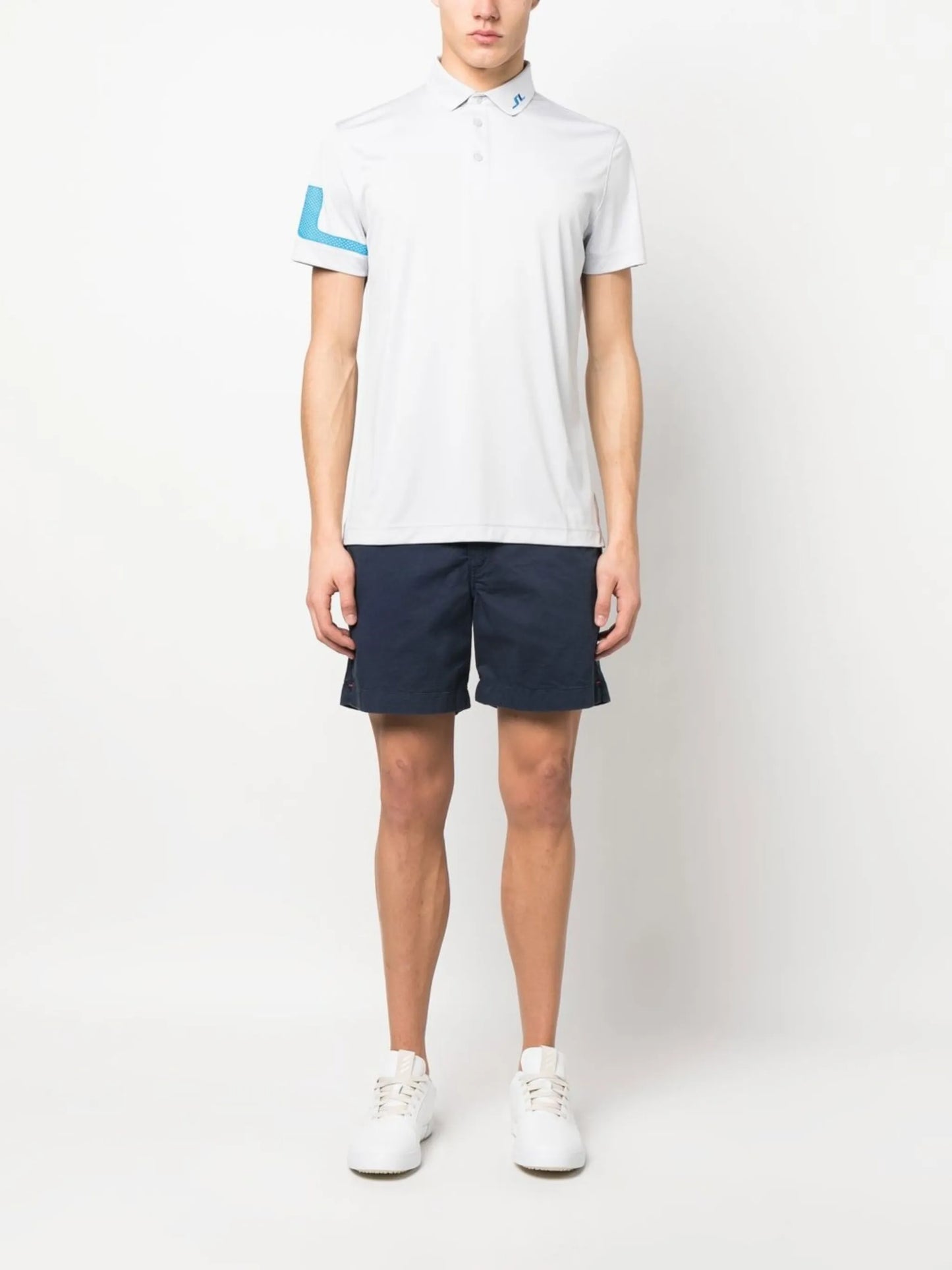 Heath contrast-trim polo shirt