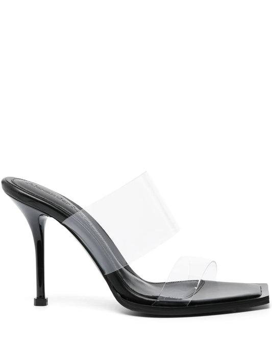 100mm double-strap sandals