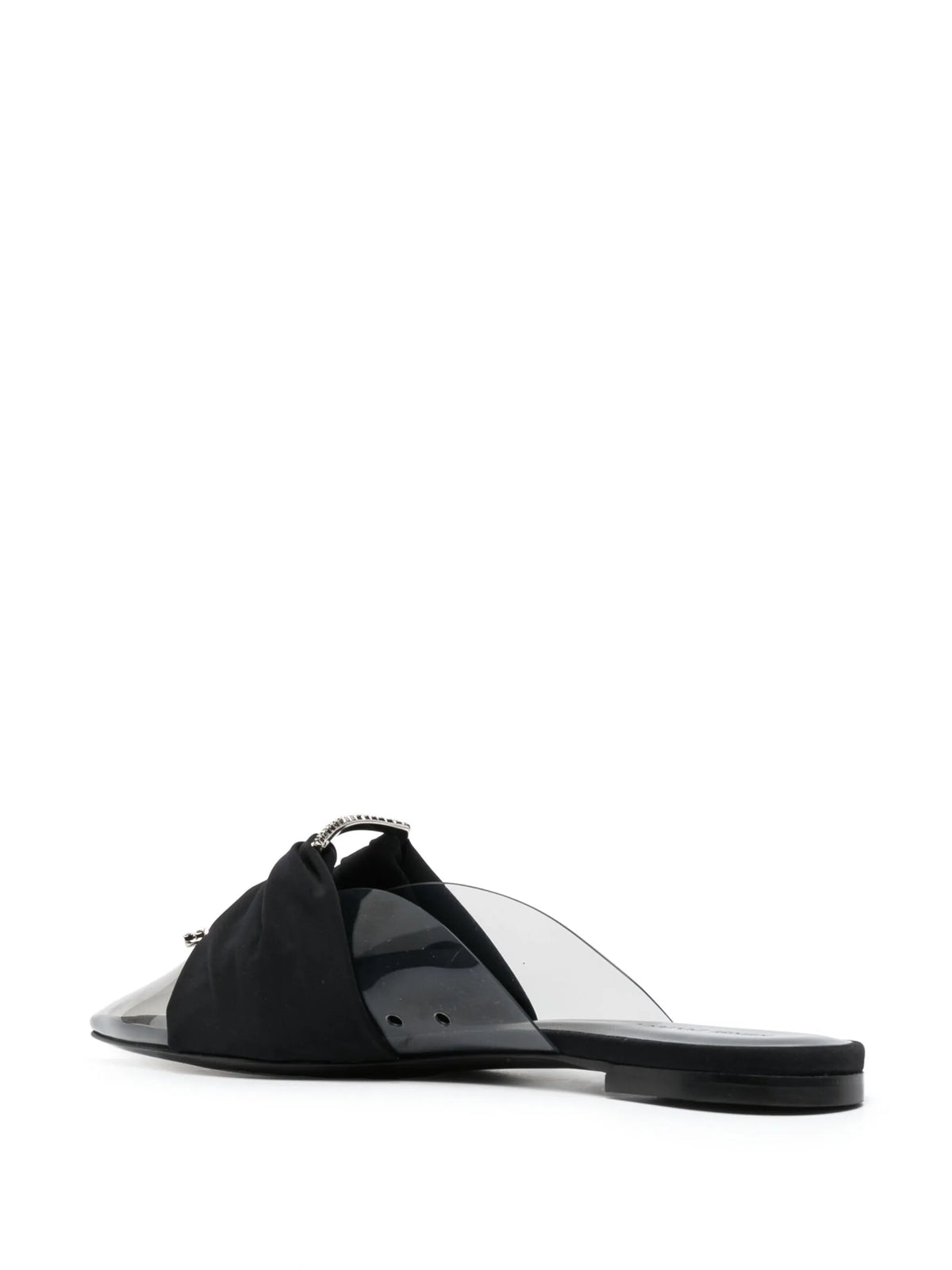 bow-detail pointed mules