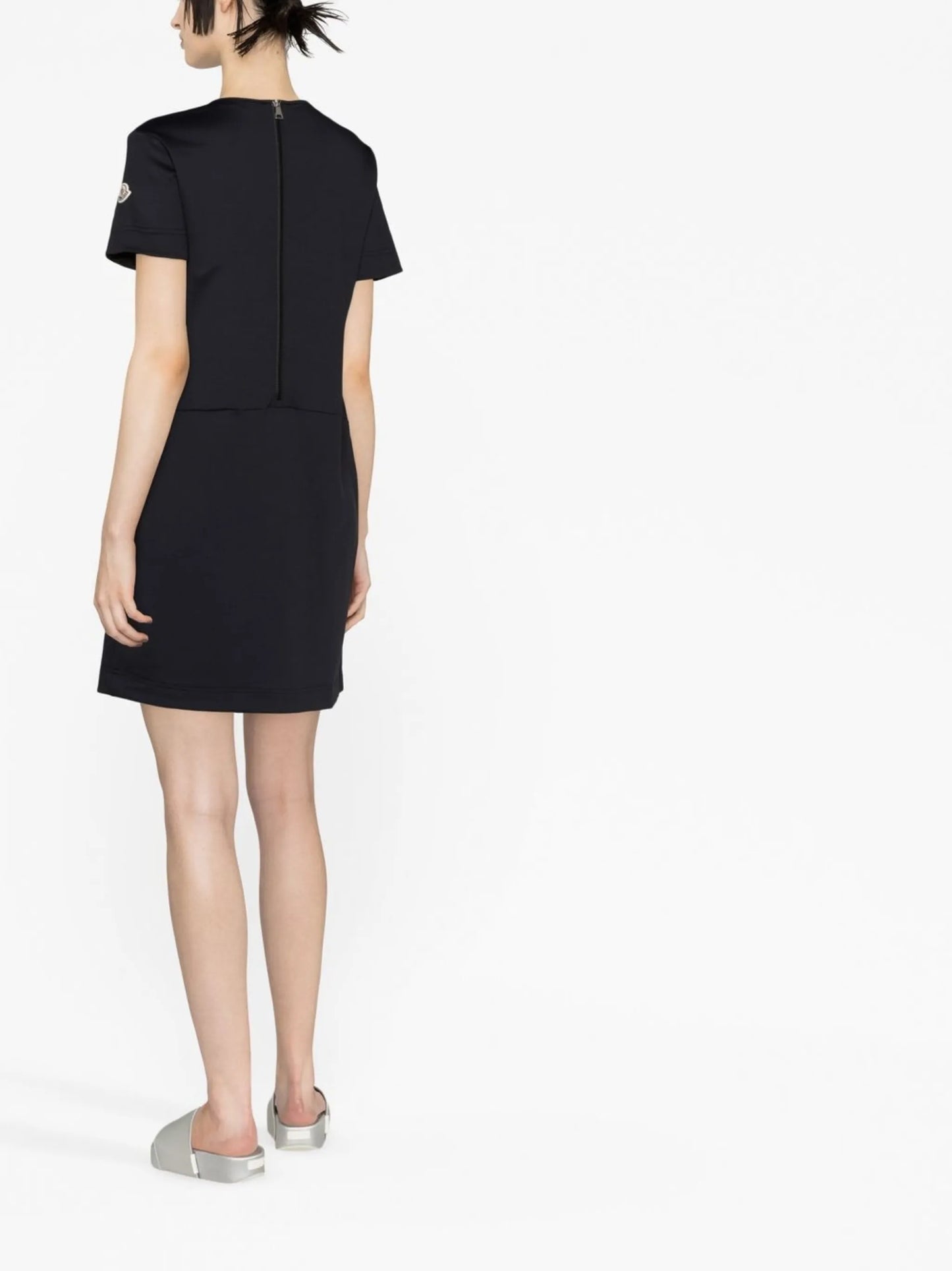 pocket-detail pique minidress