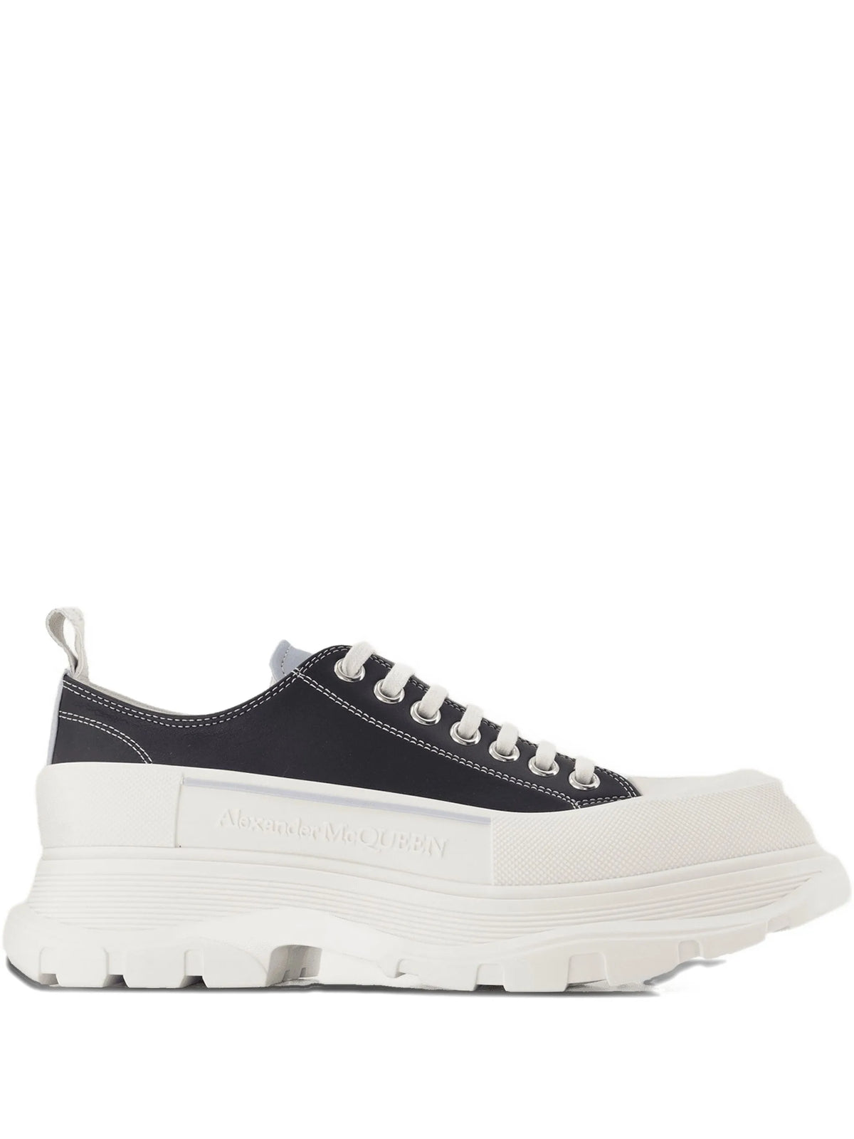 Tread slick lace-up sneakers
