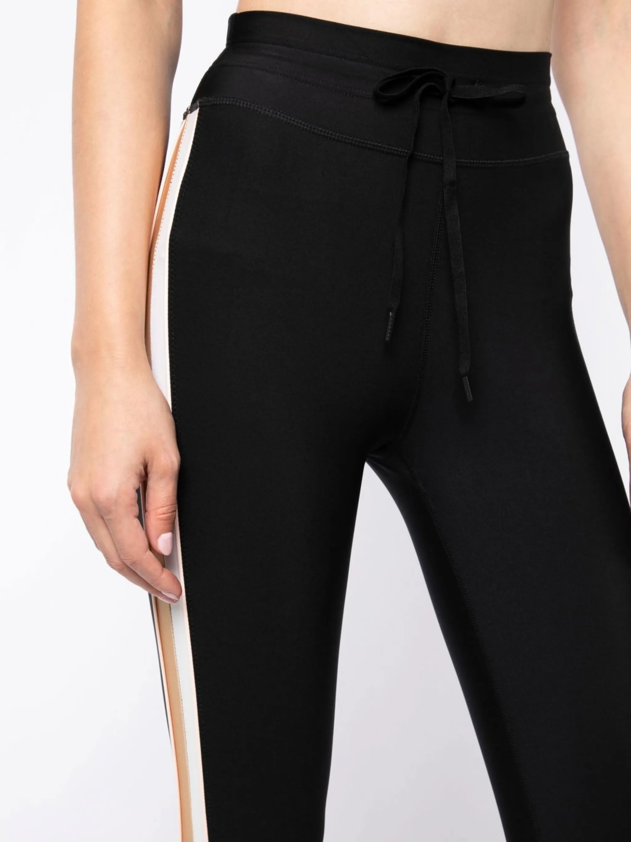 side stripe-detail leggings