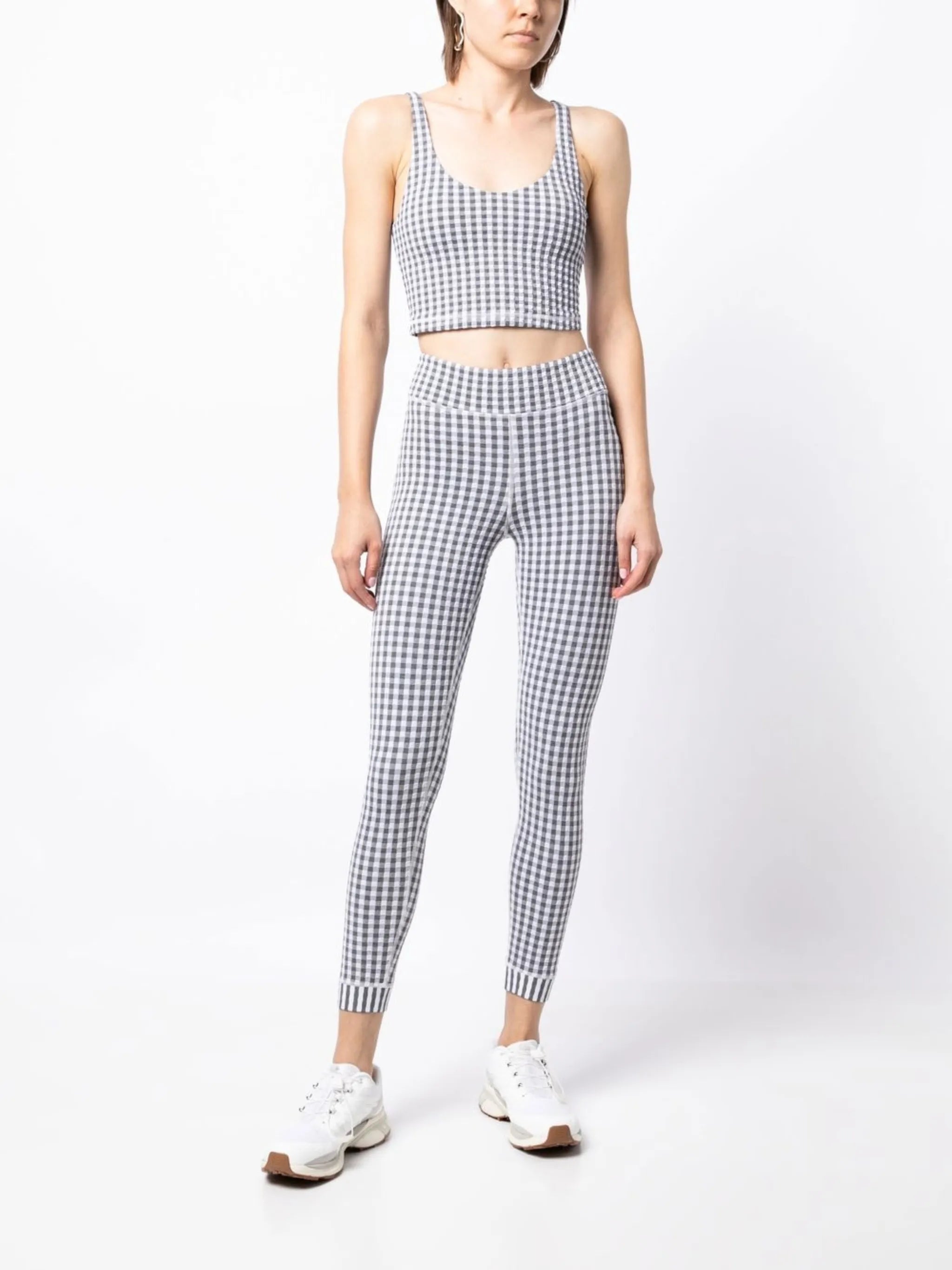 Masilda Tess gingham-check top