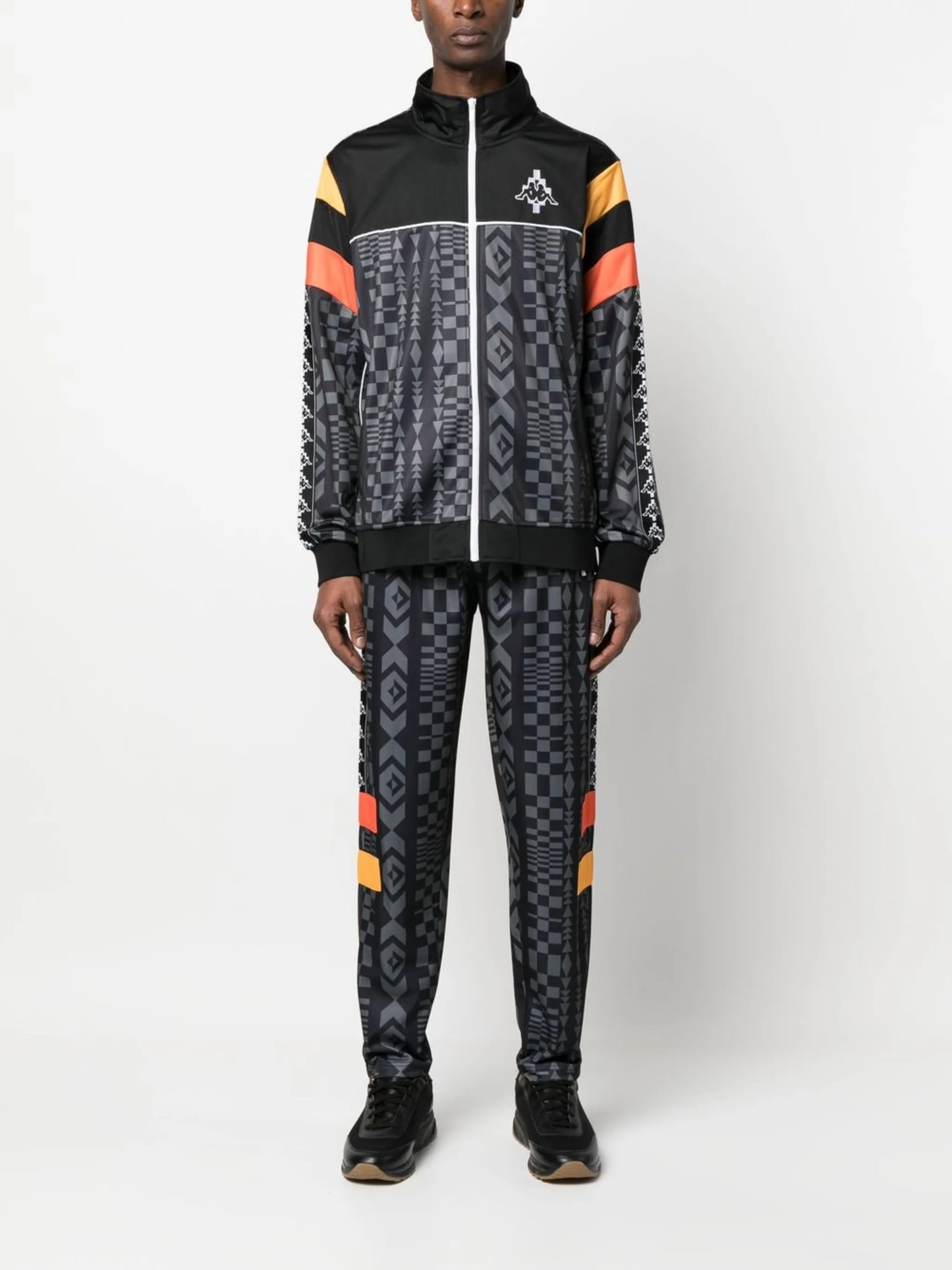 x KAPPA logo-patch jacket