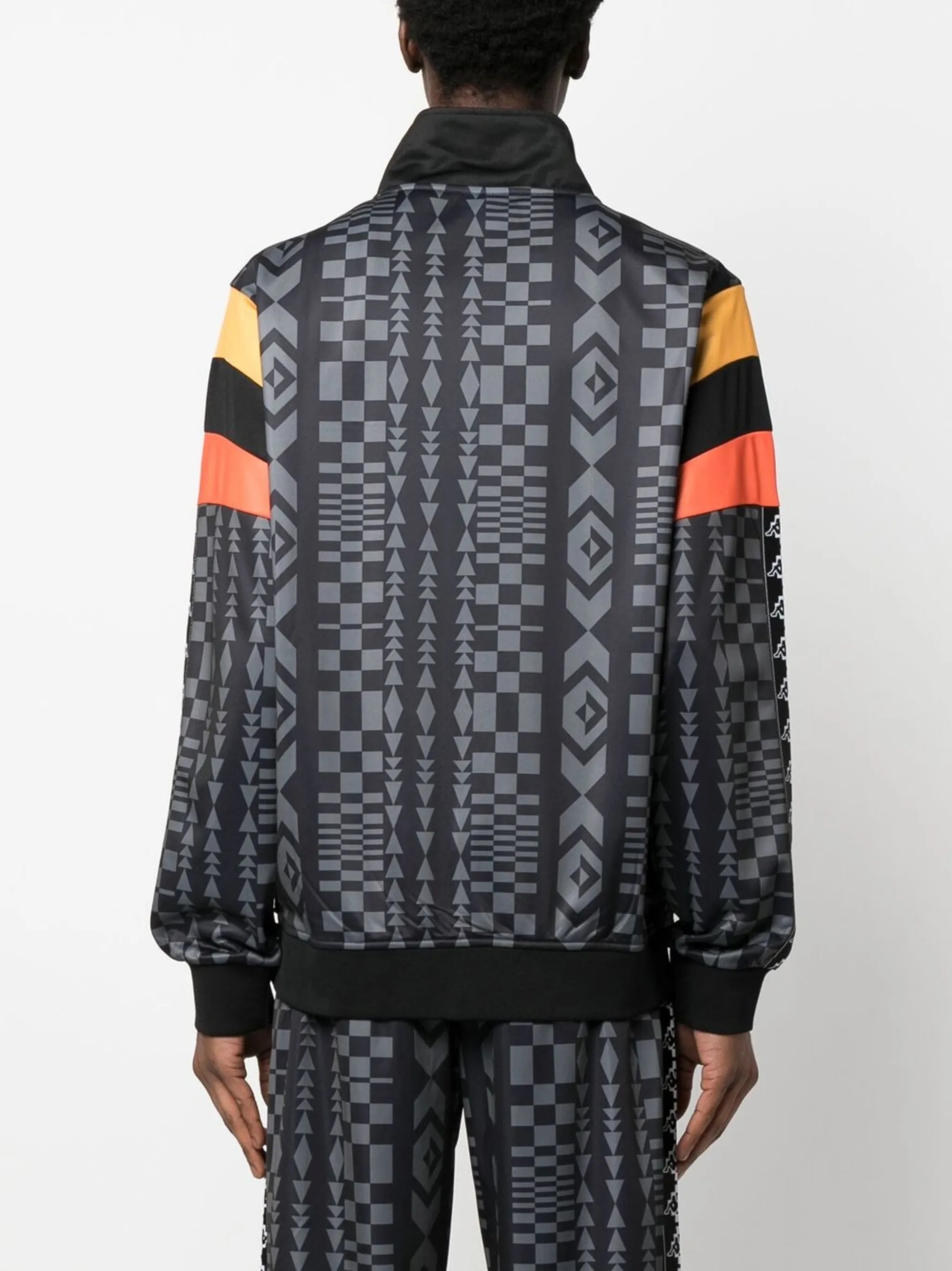 x KAPPA logo-patch jacket