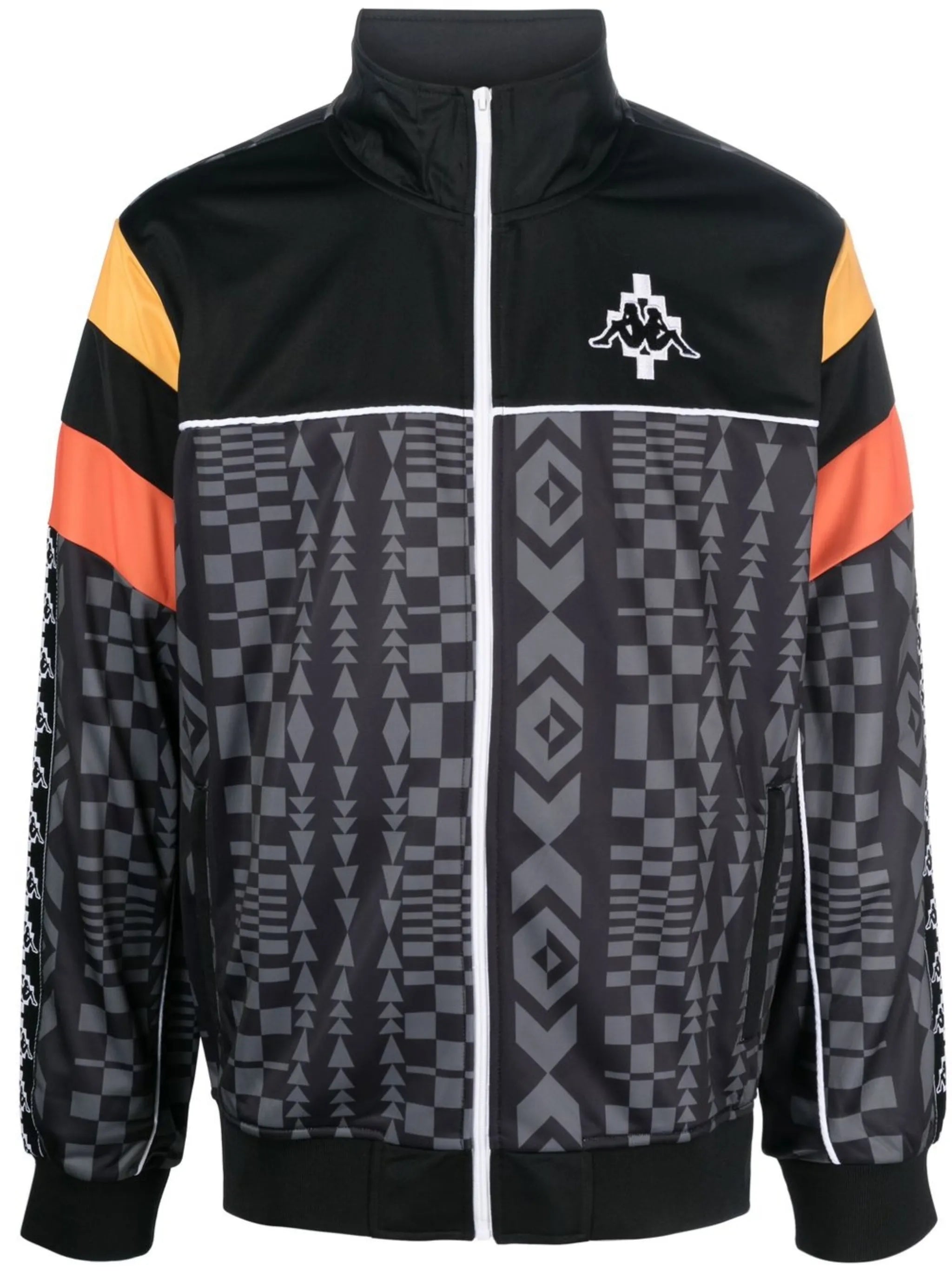 x KAPPA logo-patch jacket