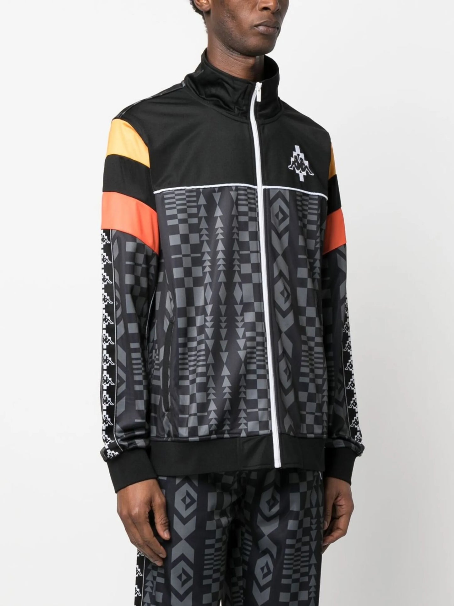 x KAPPA logo-patch jacket
