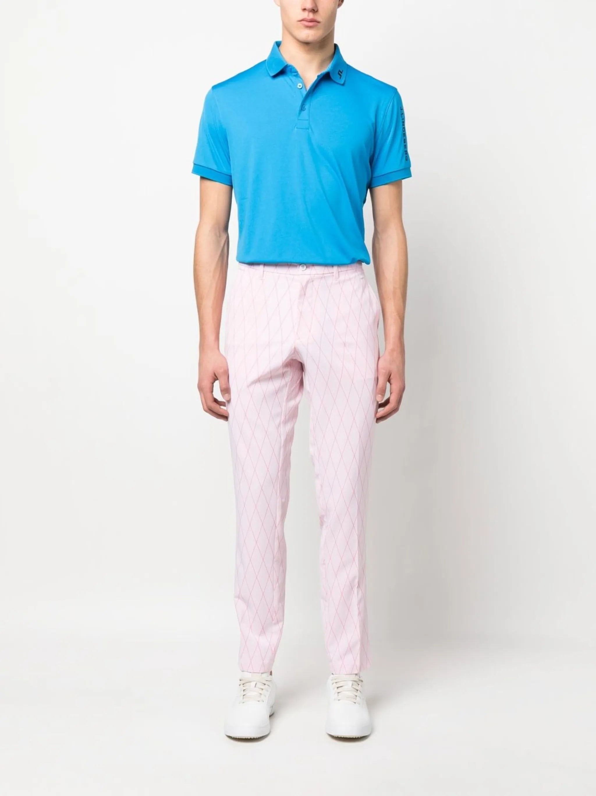 embroidered-logo polo shirt