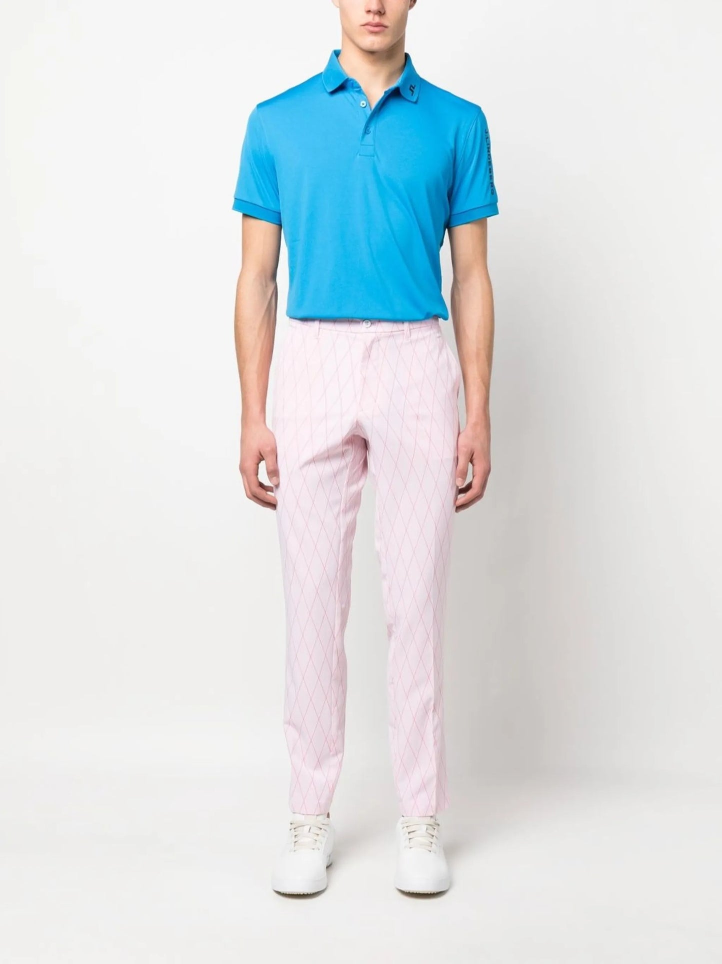 embroidered-logo polo shirt