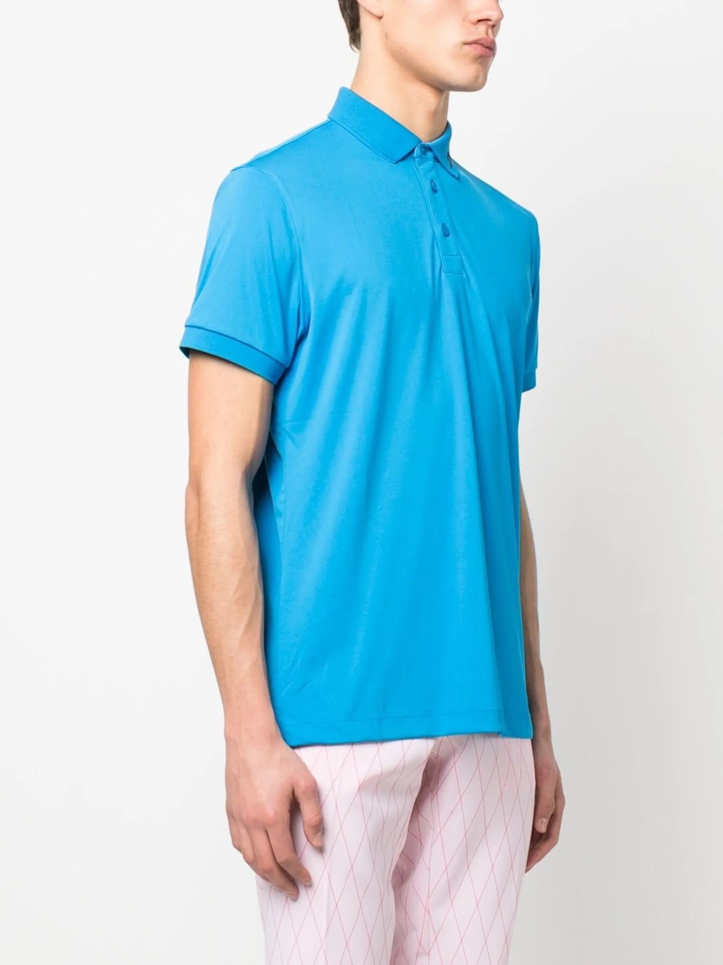 embroidered-logo polo shirt