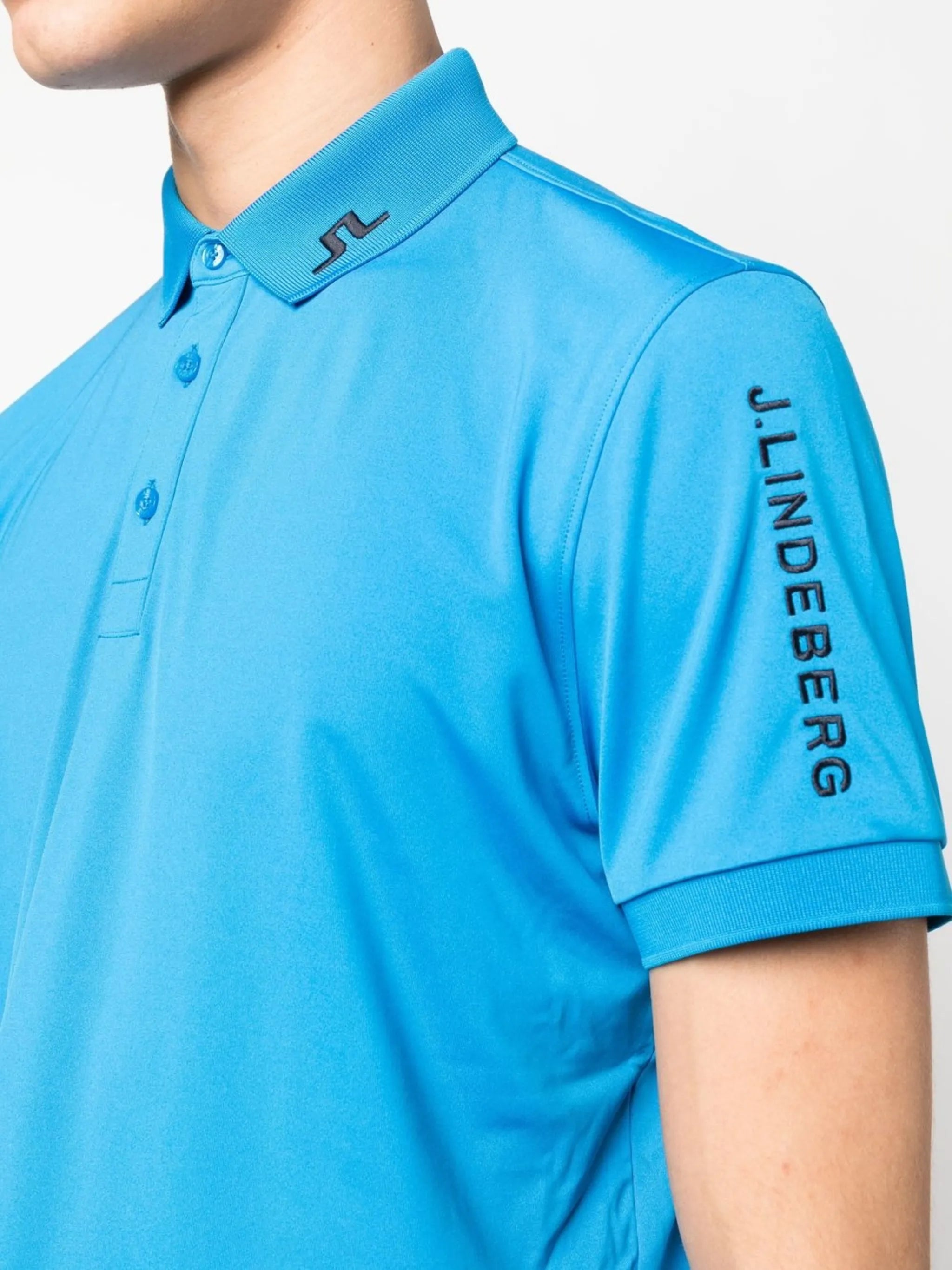 embroidered-logo polo shirt