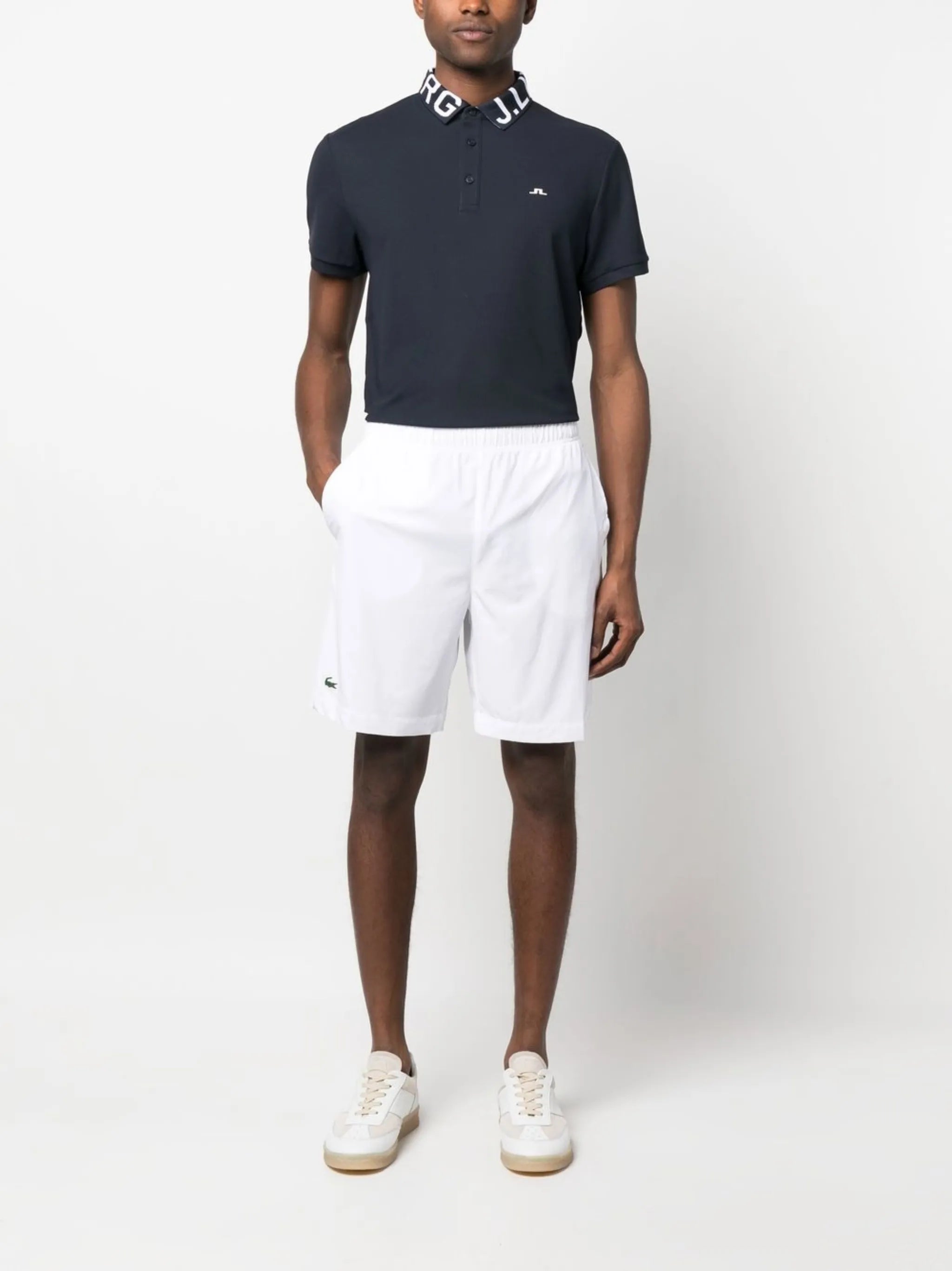 logo-print short-sleeve polo shirt