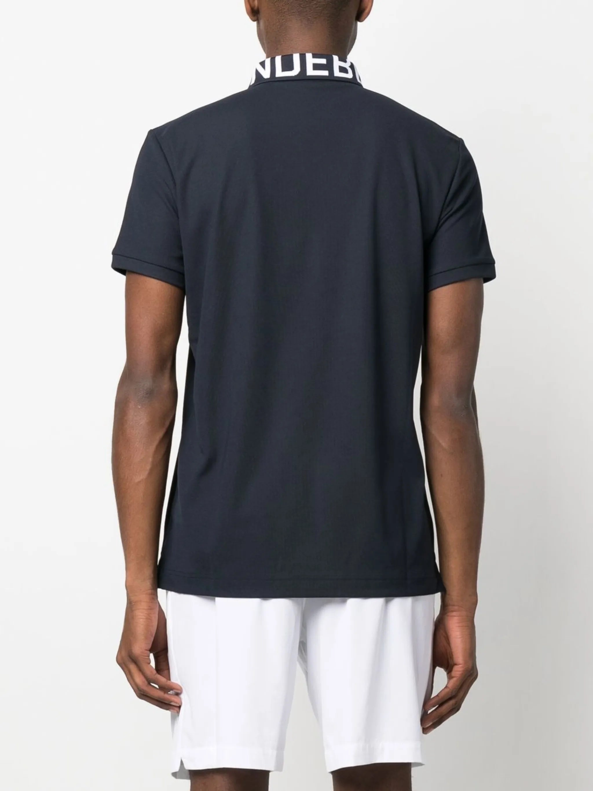 logo-print short-sleeve polo shirt