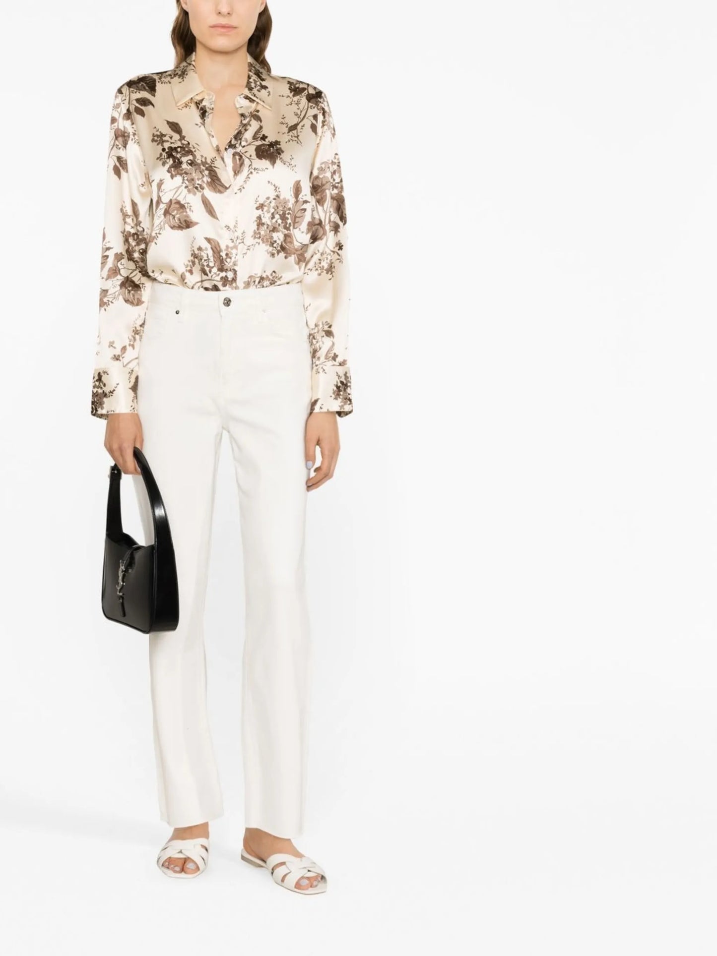 Stella raw-cut hem jeans