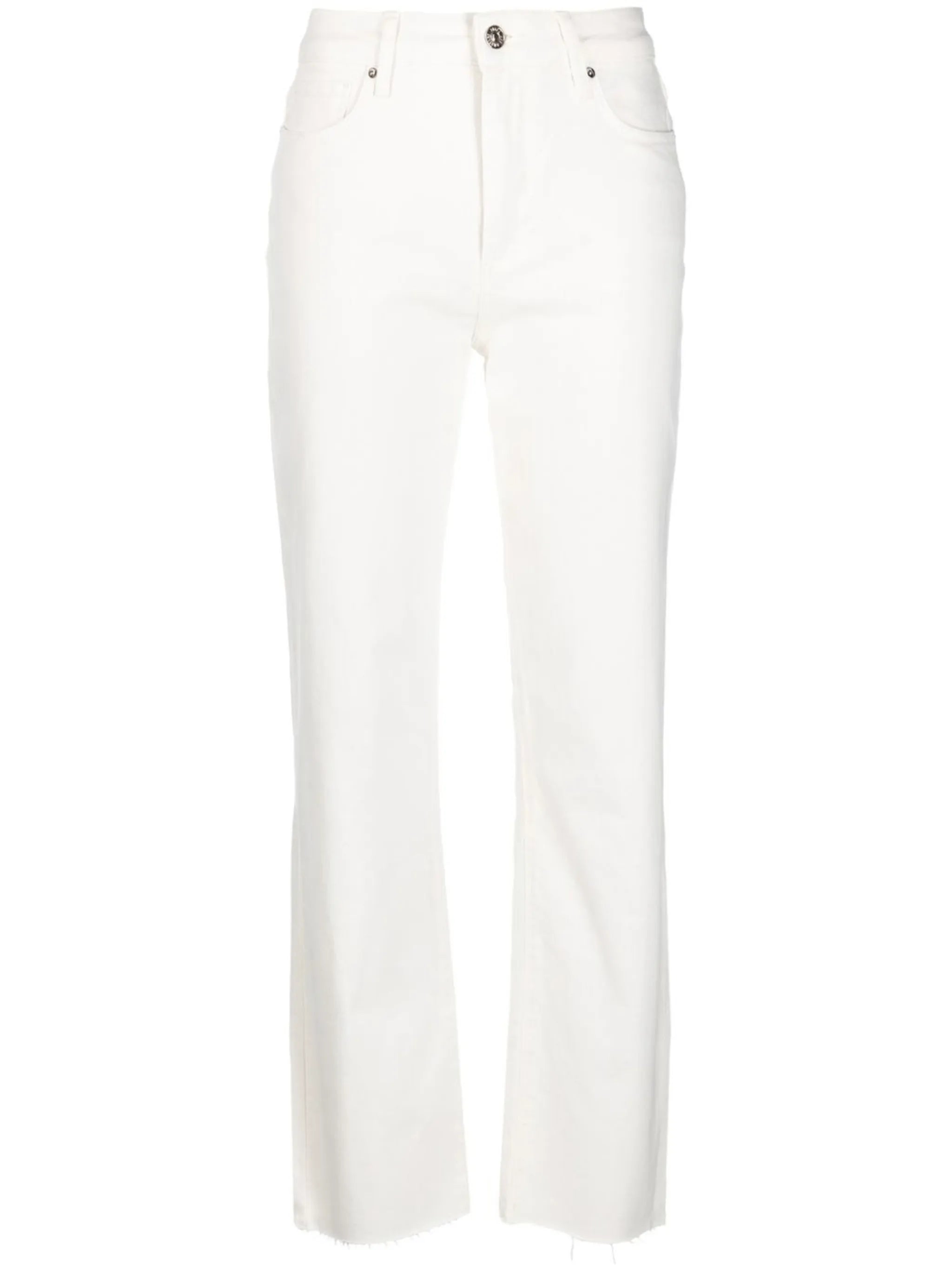 Stella raw-cut hem jeans