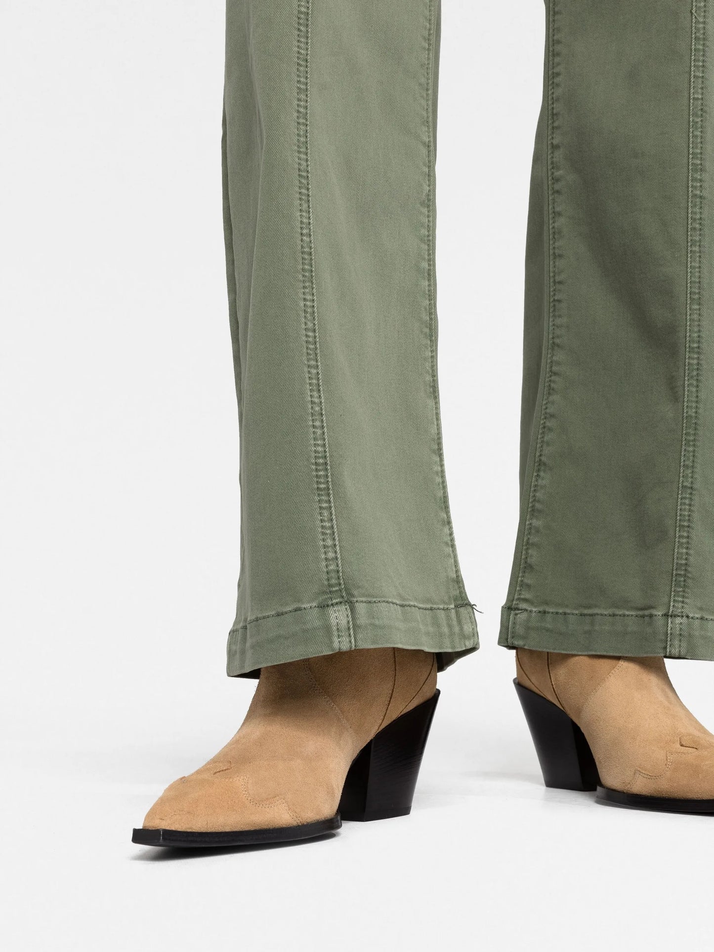 belted-waist jumpsuit