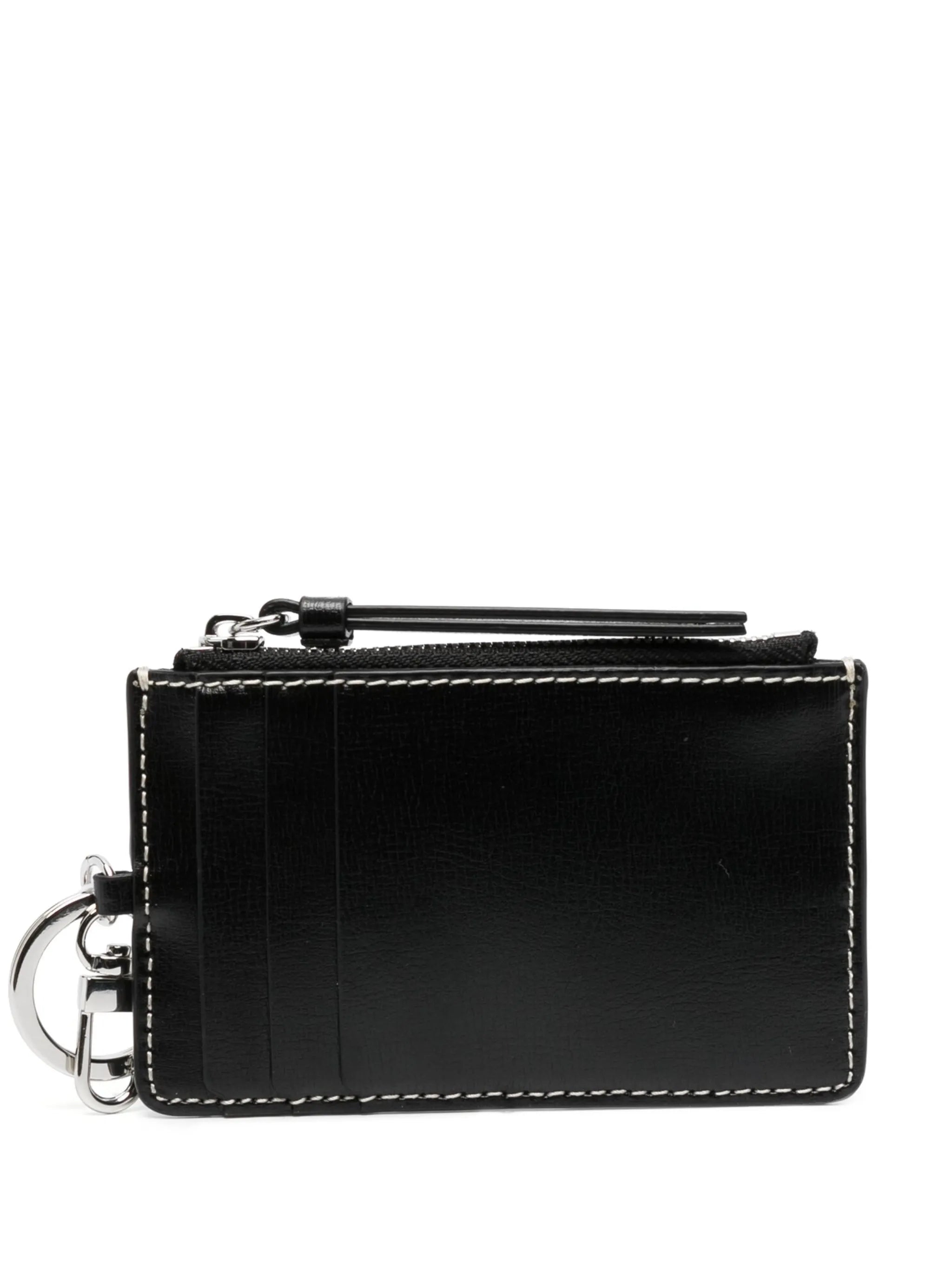 logo-embossed coin purse
