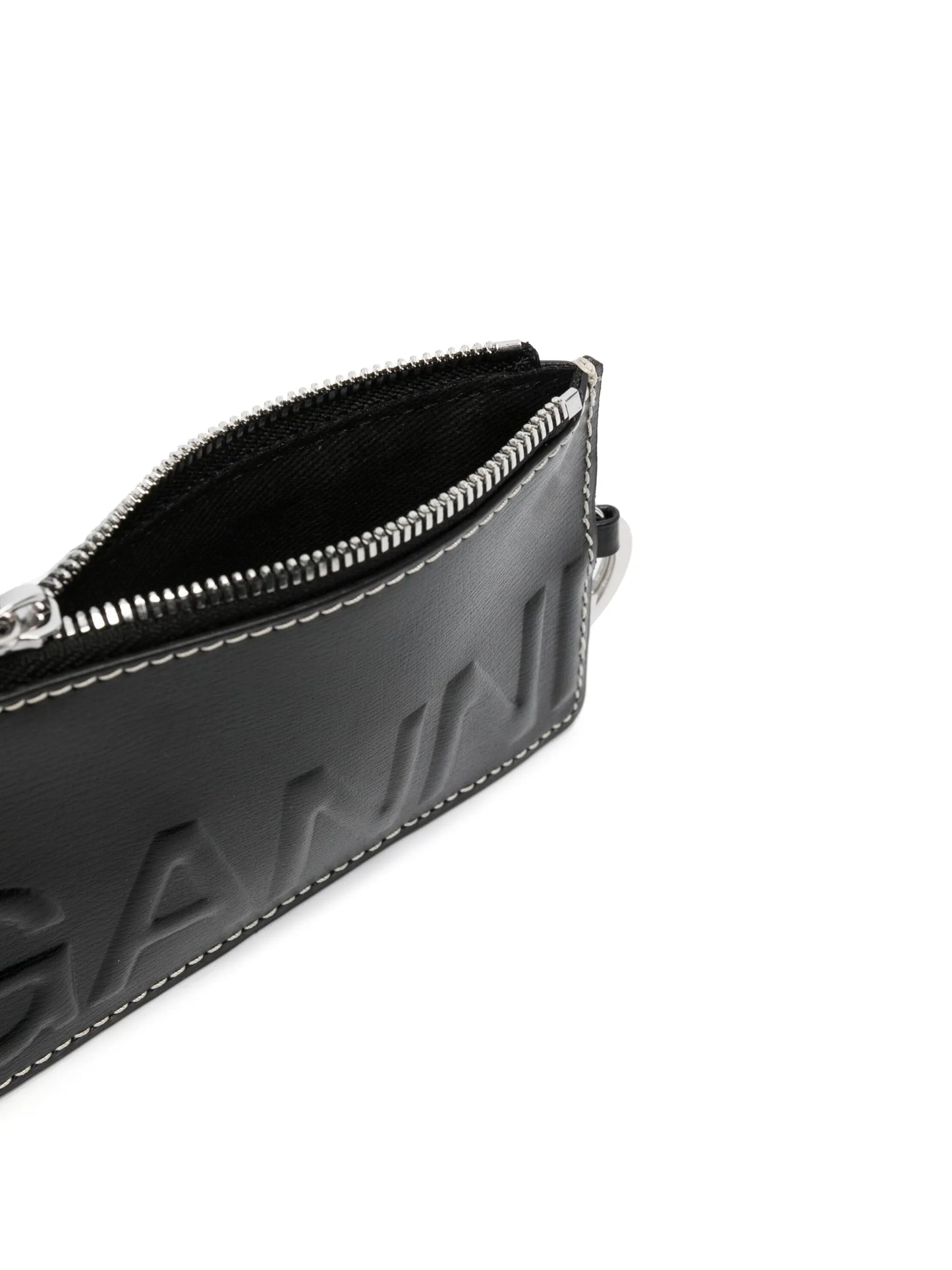 logo-embossed coin purse