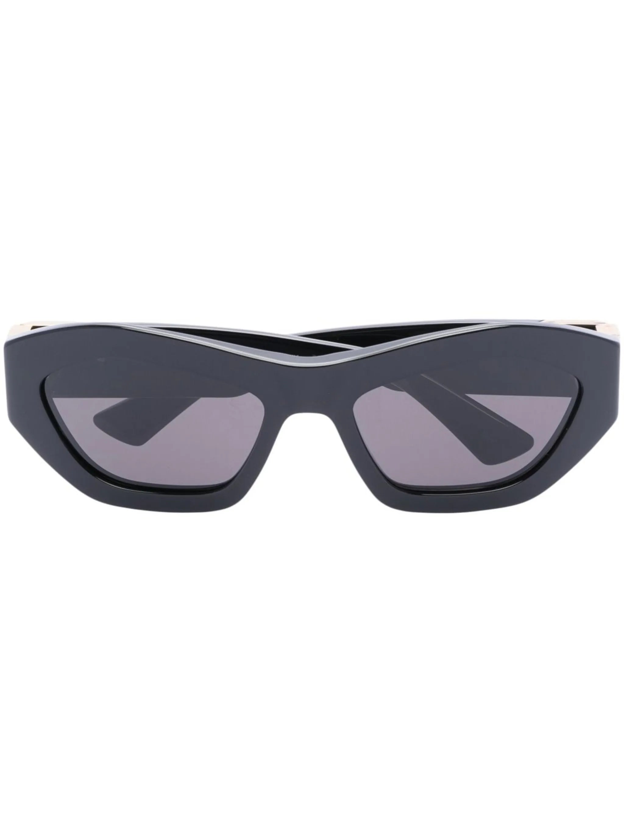 cat-eye triangle-logo sunglasses