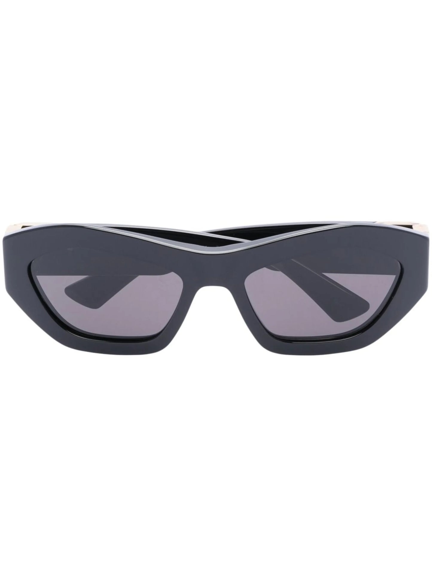 cat-eye triangle-logo sunglasses