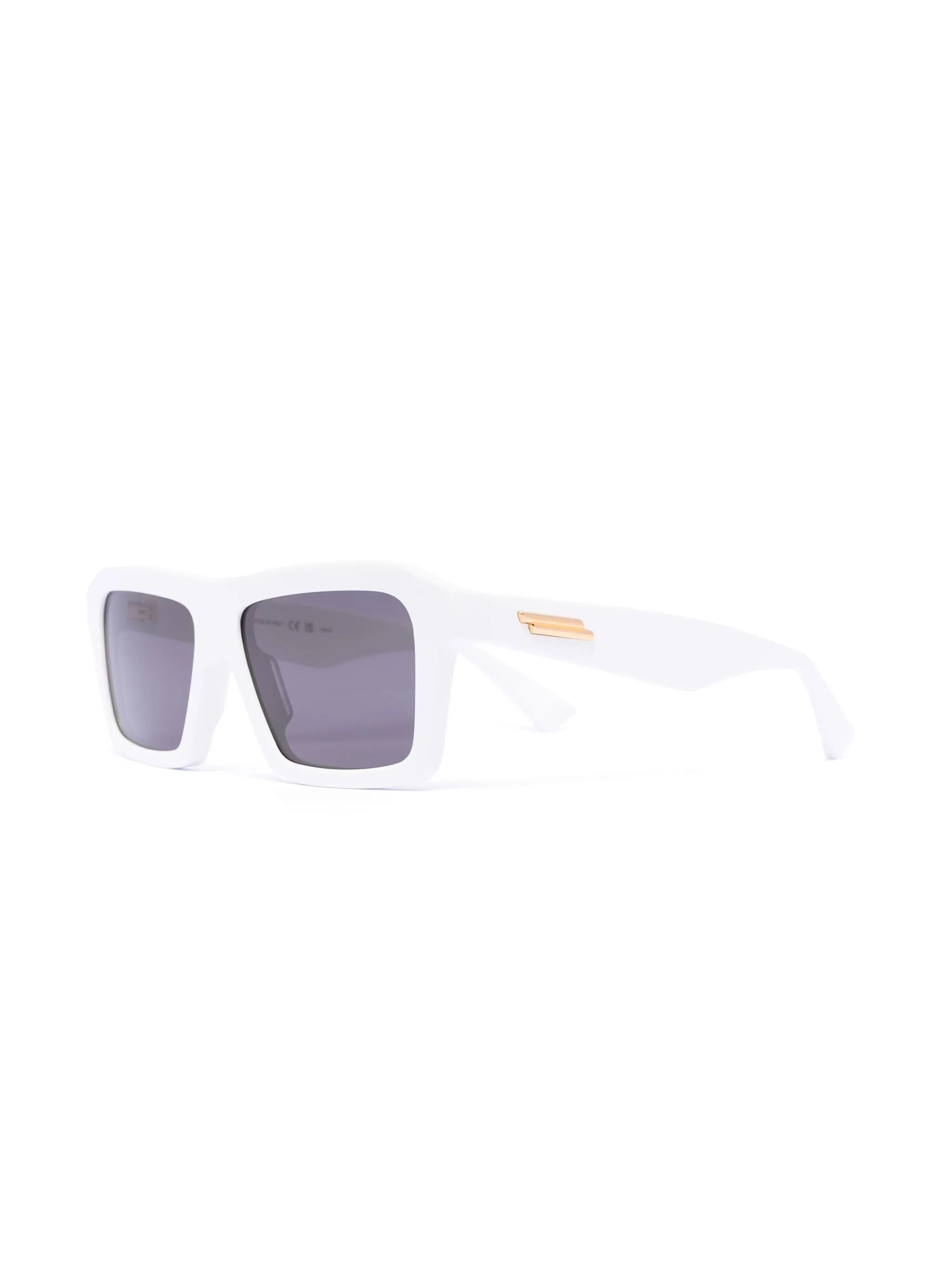 Boxy rectangle-frame sunglasses