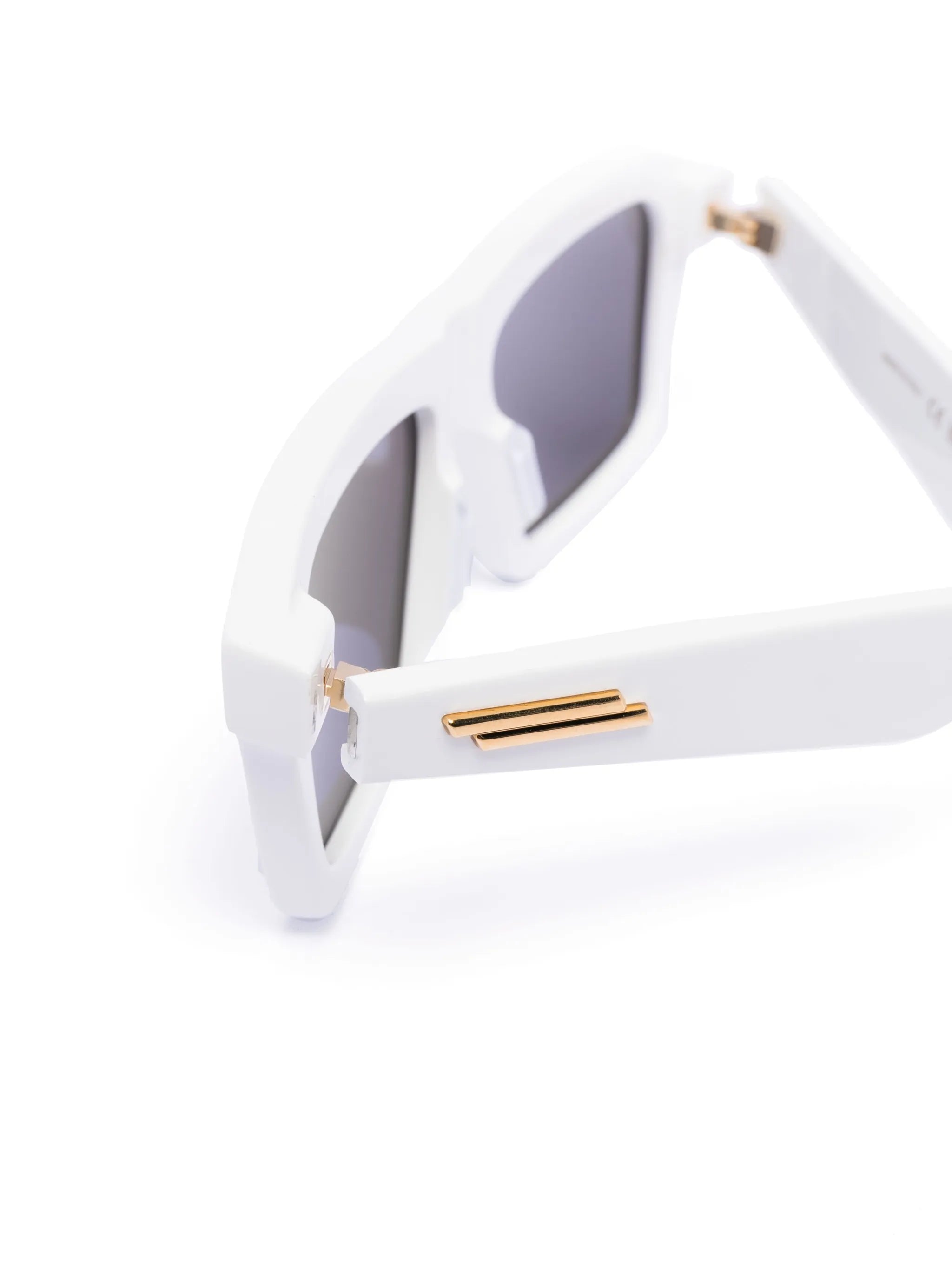 Boxy rectangle-frame sunglasses