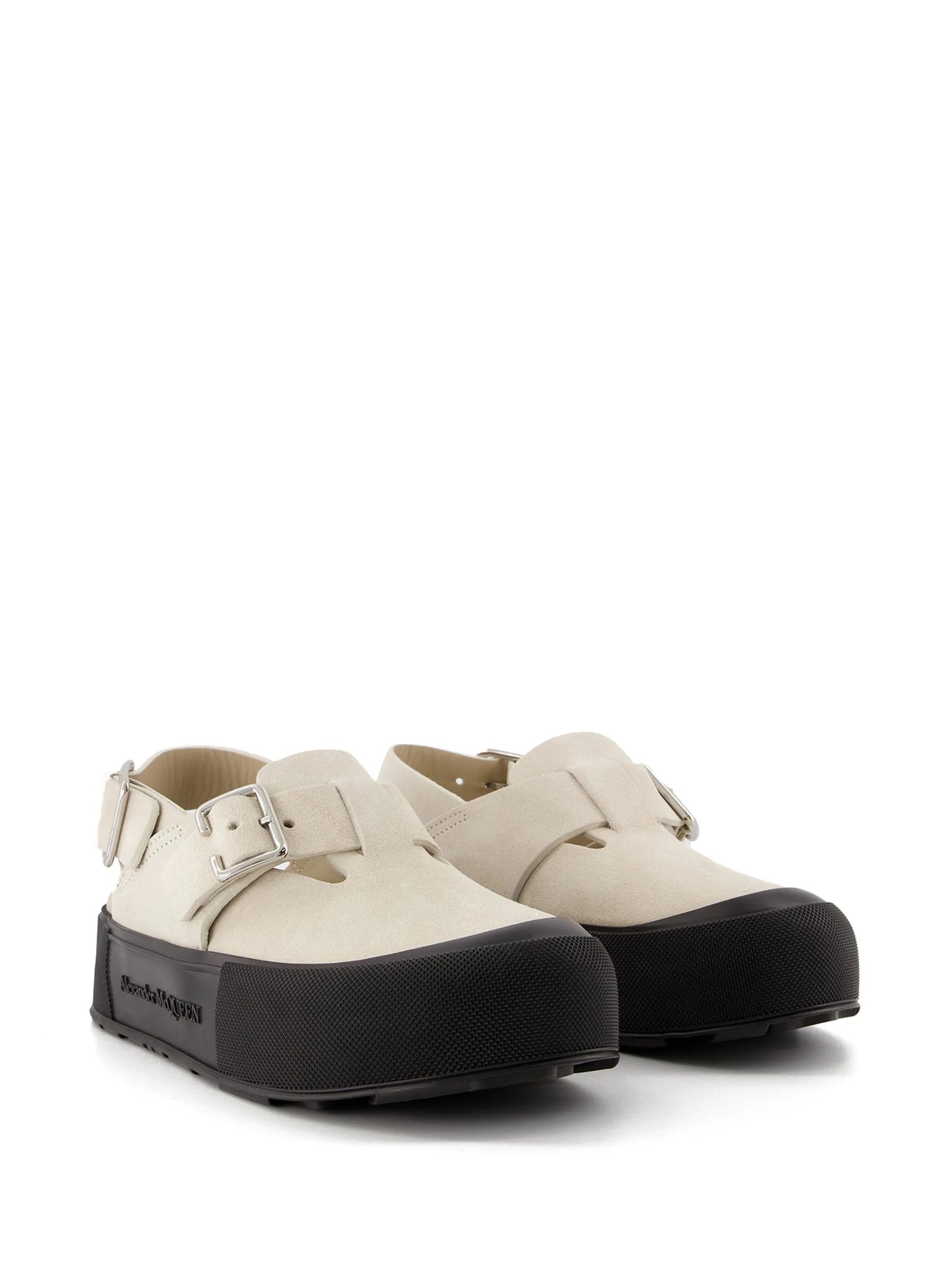 side buckle-fastening detail sandals