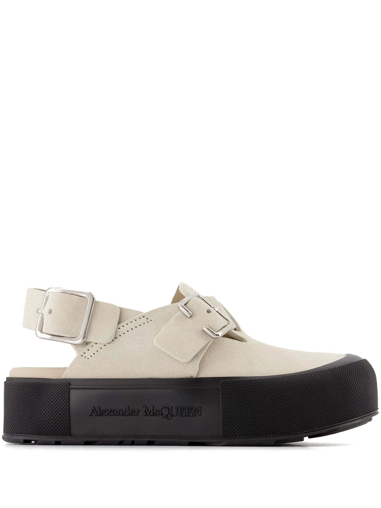 side buckle-fastening detail sandals