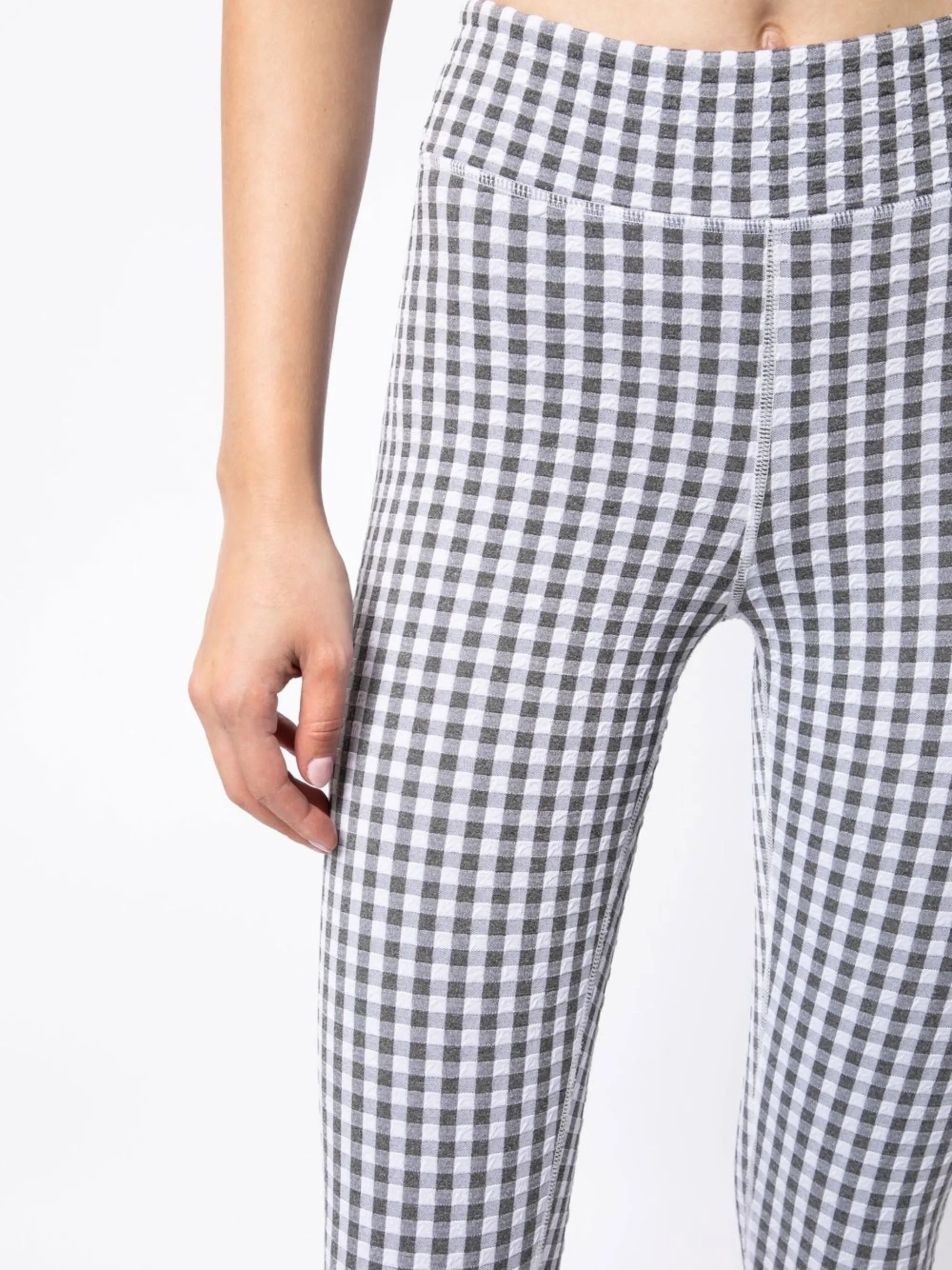 Masilda gingham-check leggings