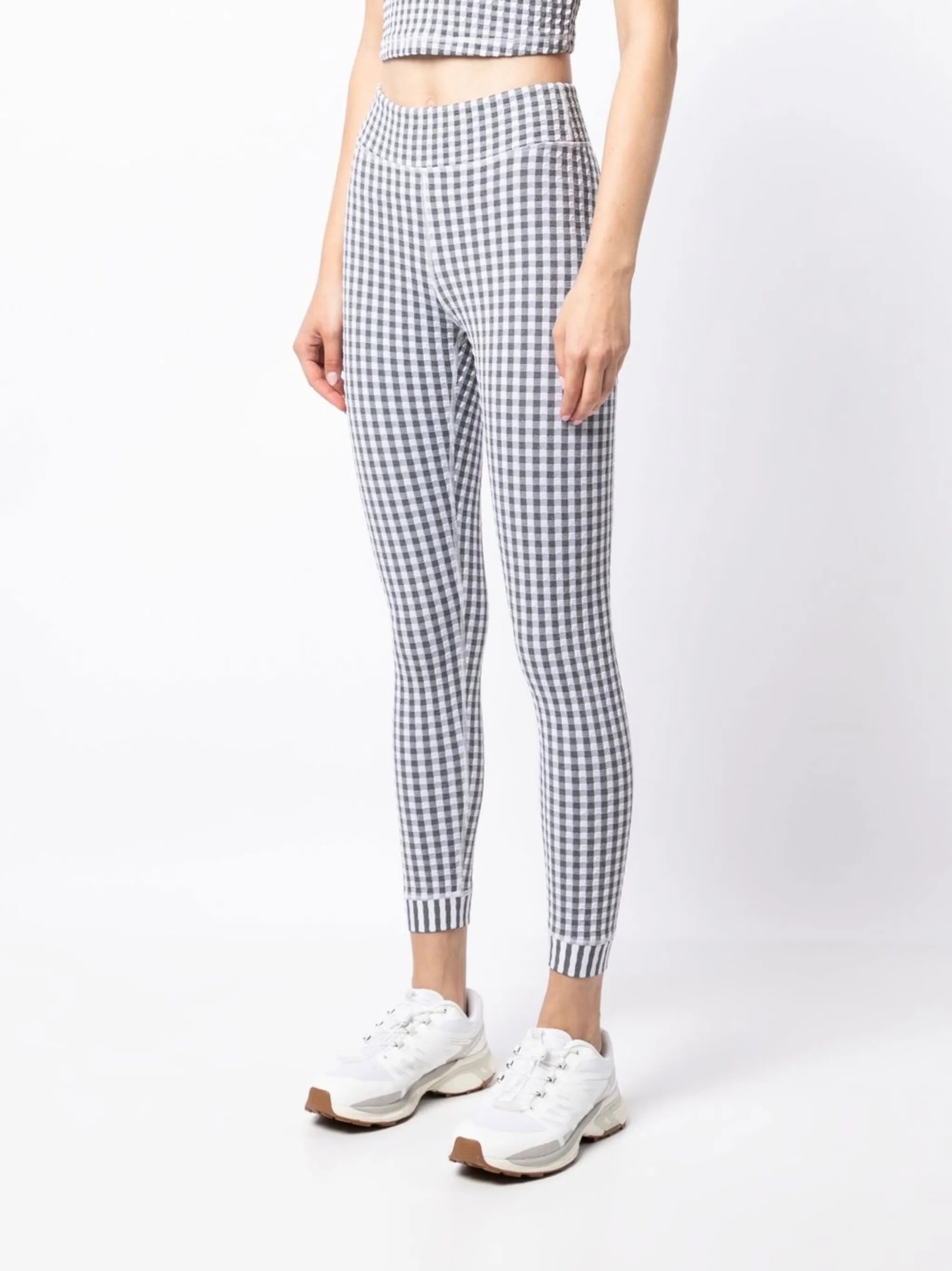 Masilda gingham-check leggings