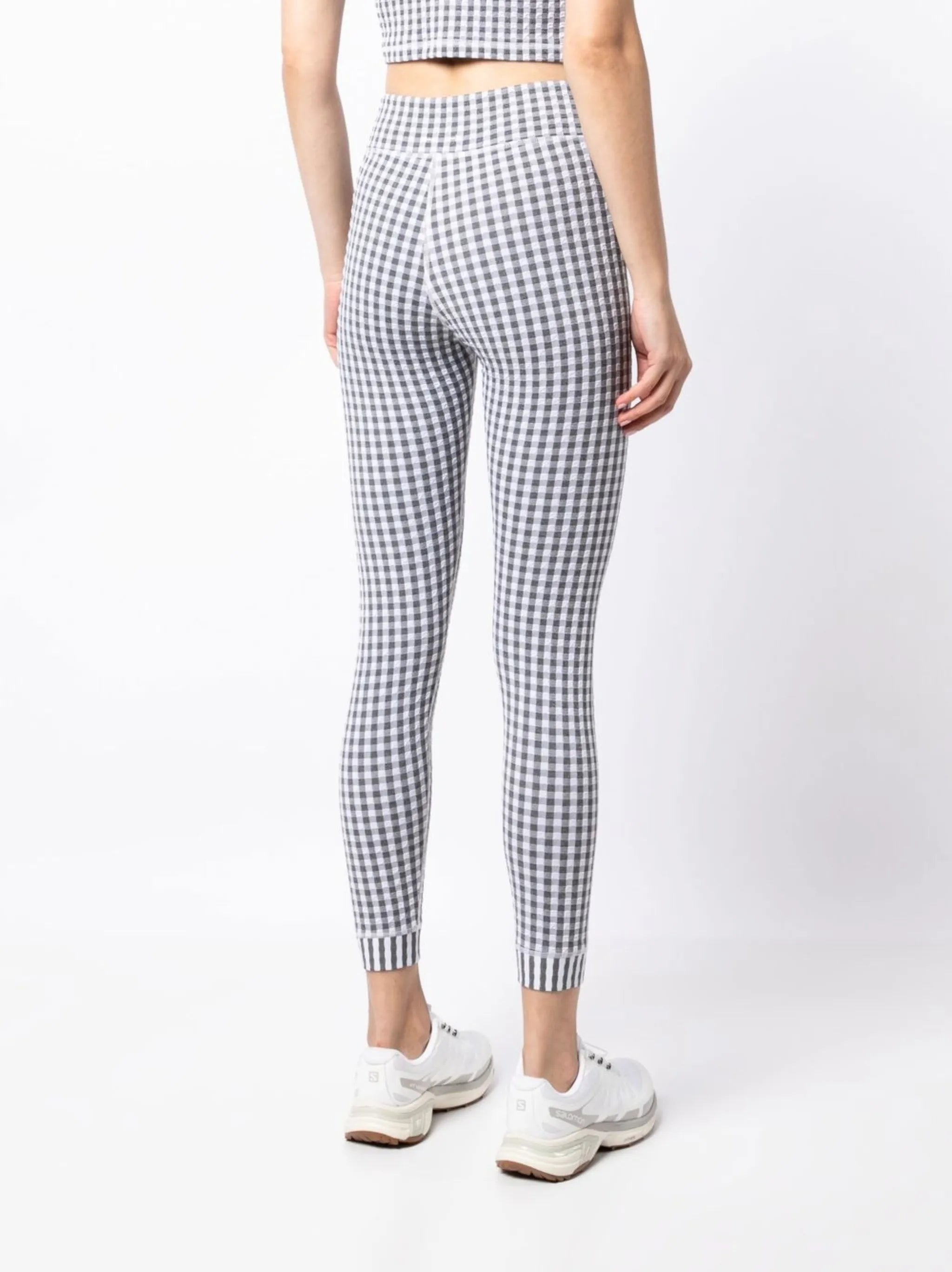 Masilda gingham-check leggings