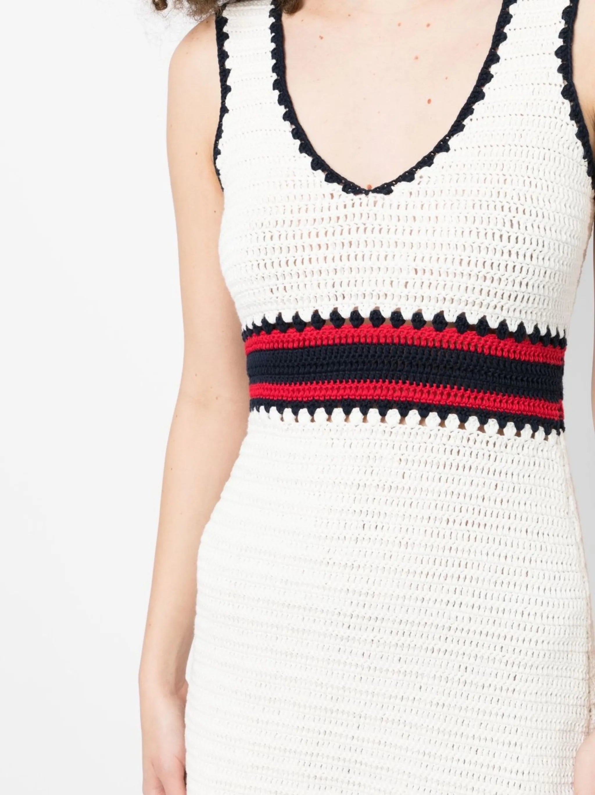 Palmer Elsa crochet mini dress
