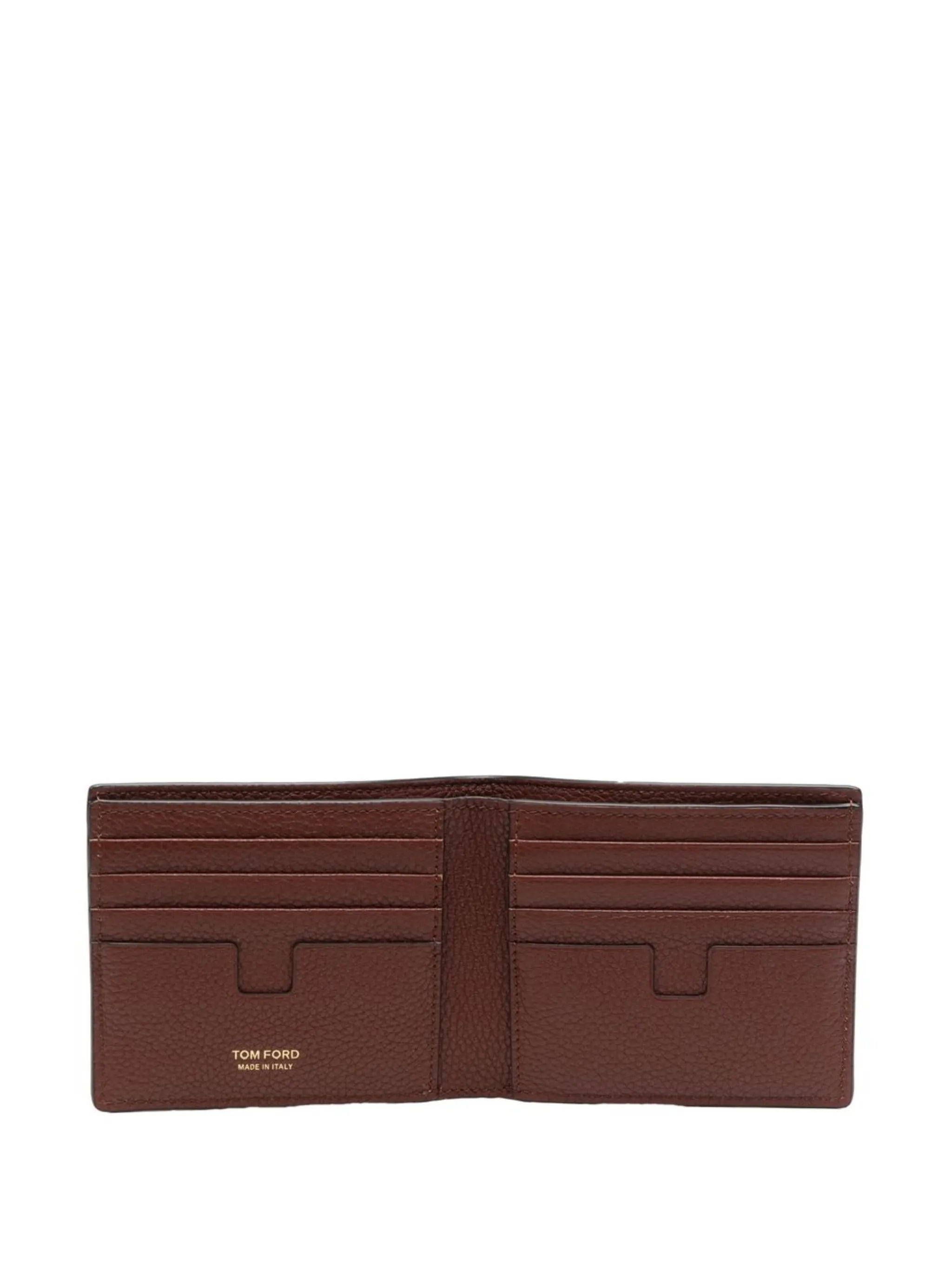 grained sheepskin wallet