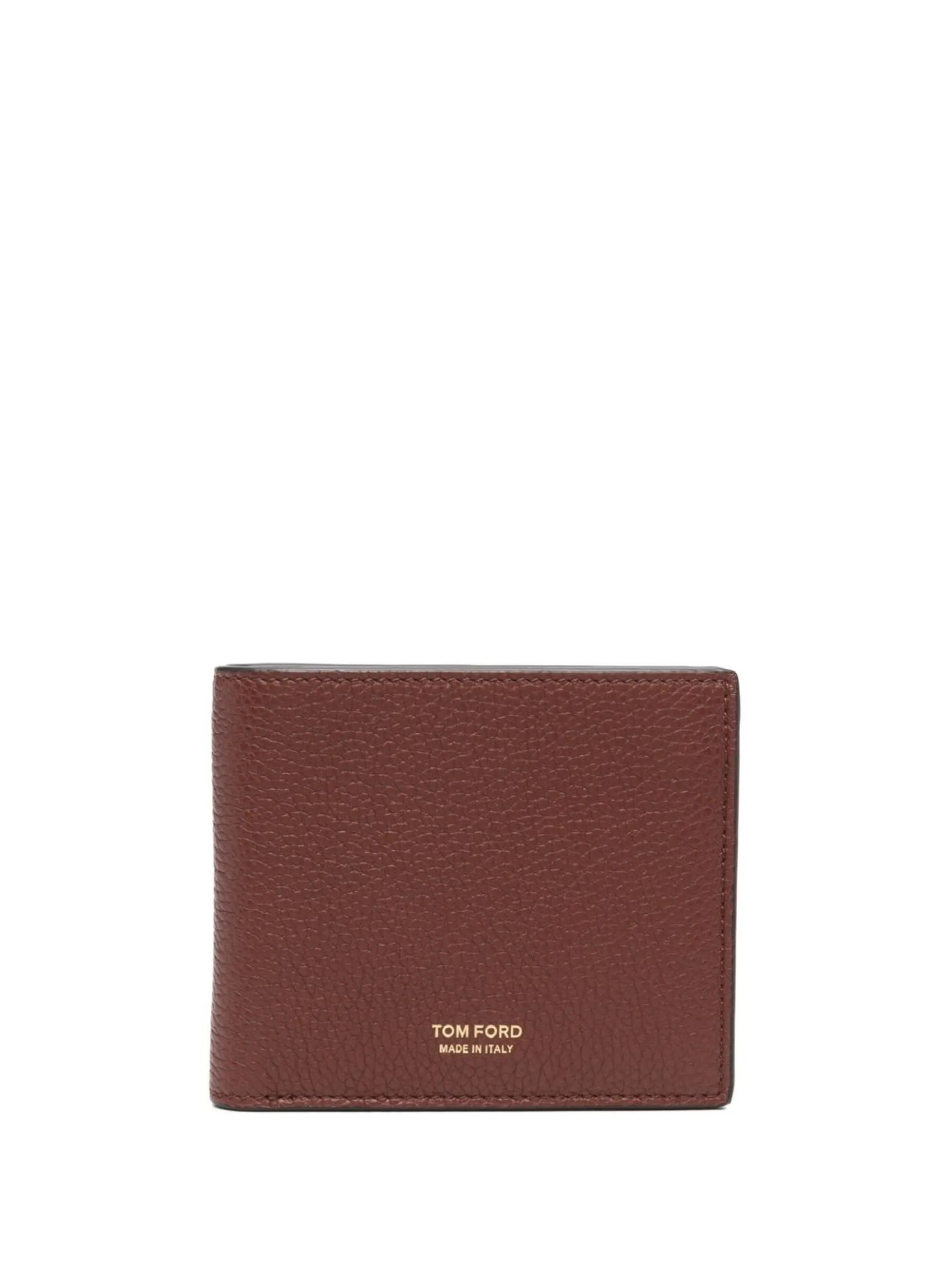 grained sheepskin wallet