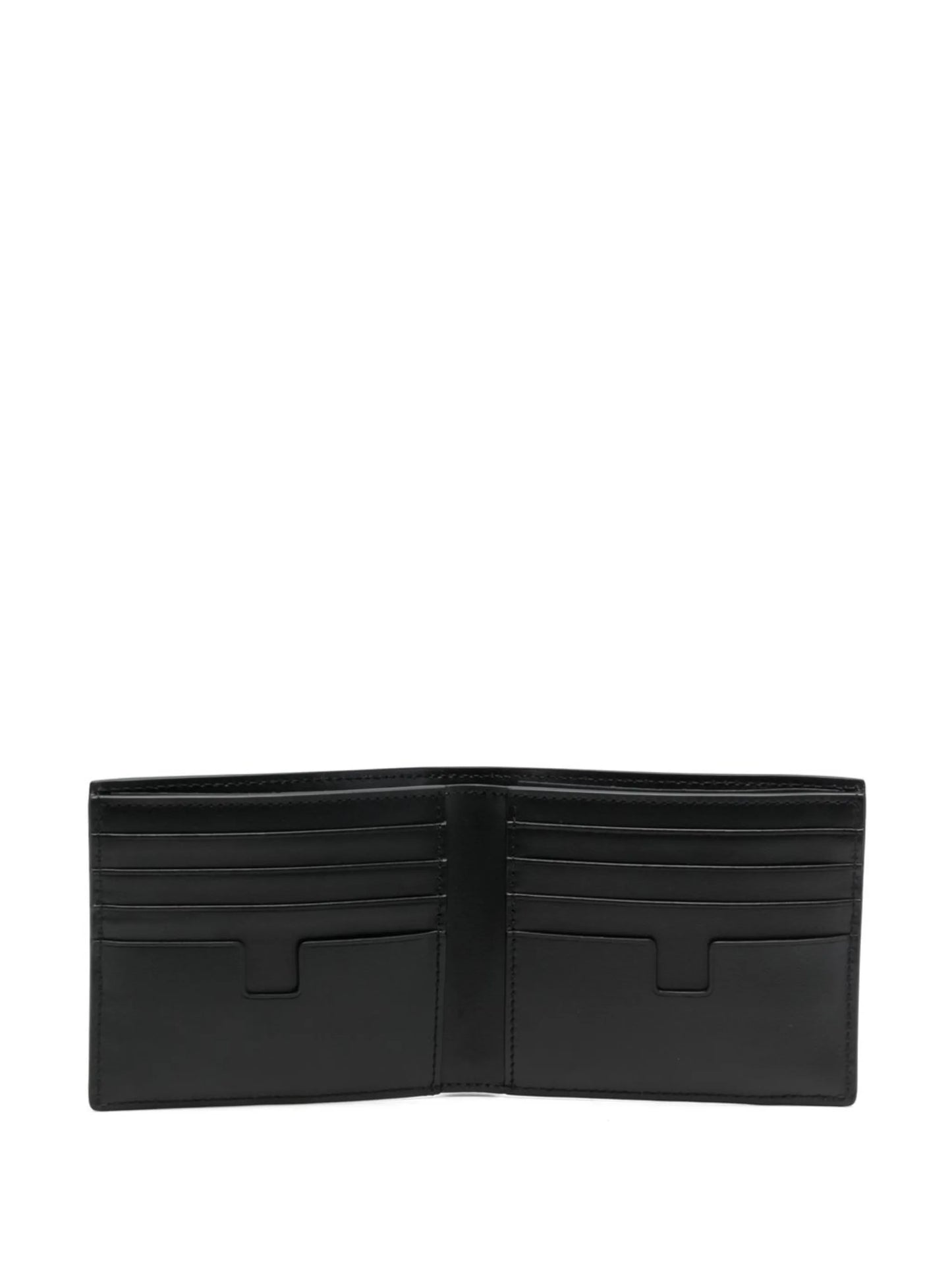 crododile-effect sheepskin wallet