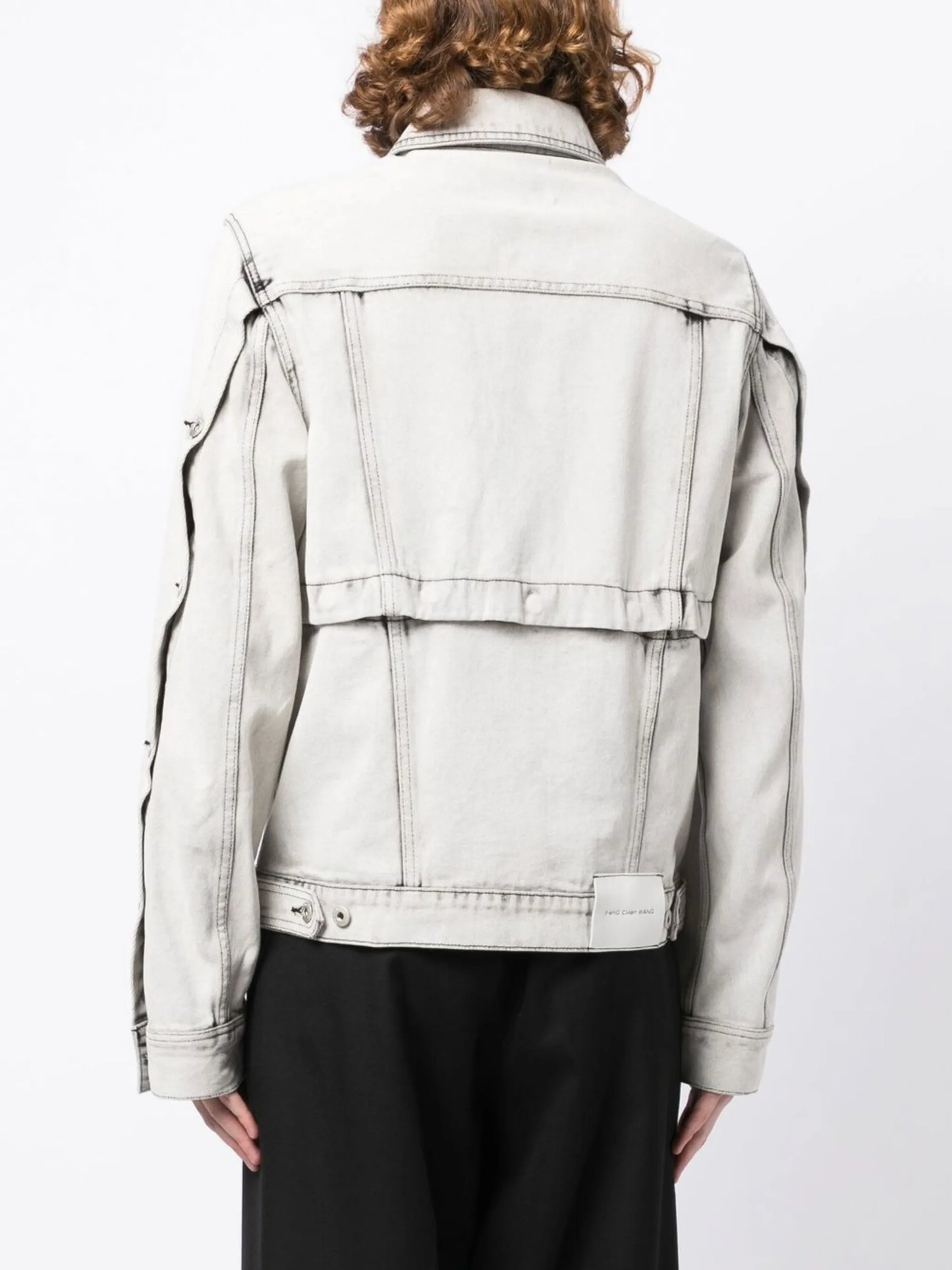 multiple-pocket detail denim jacket
