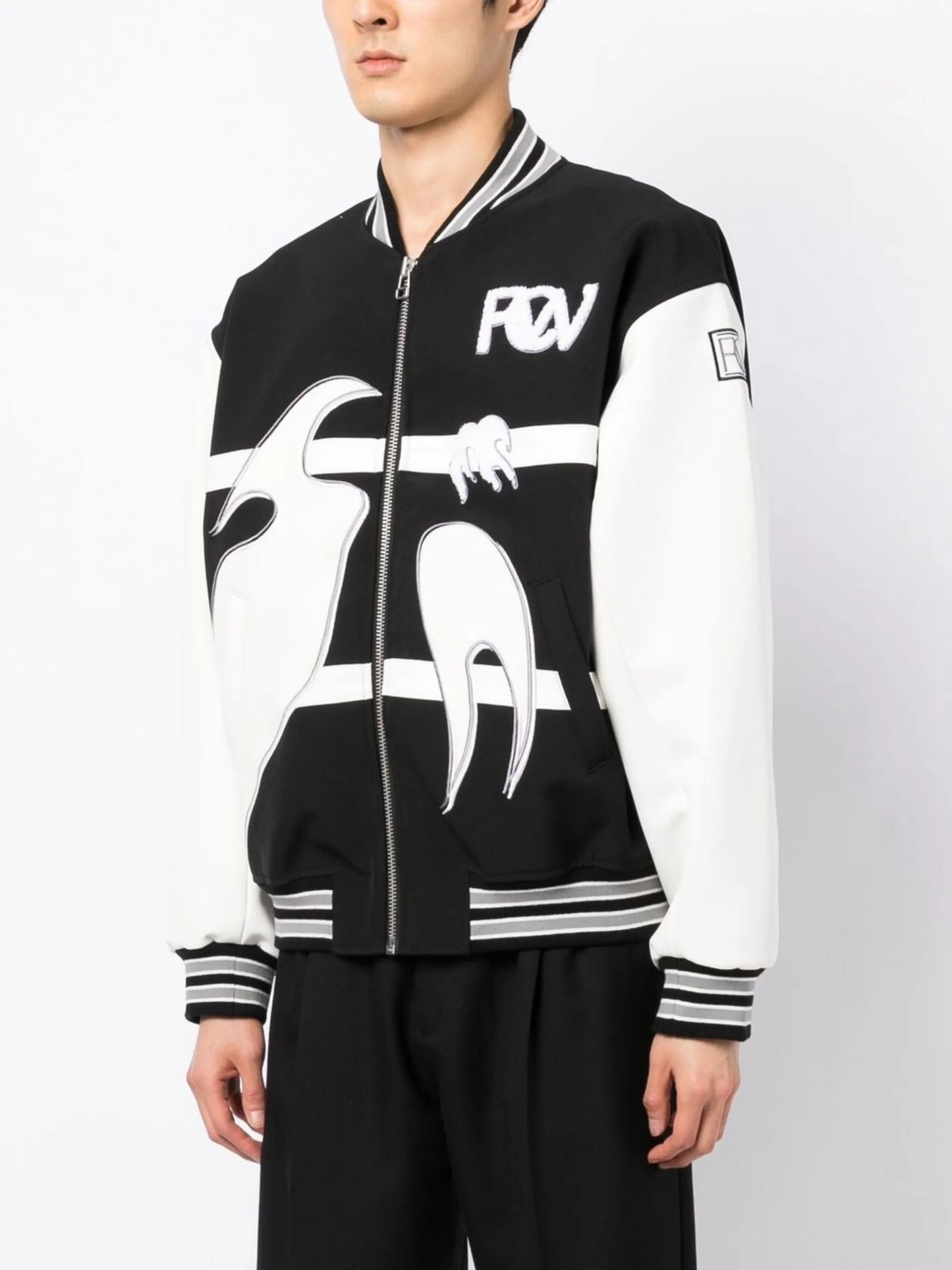 Phoenix embroidered bomber jacket