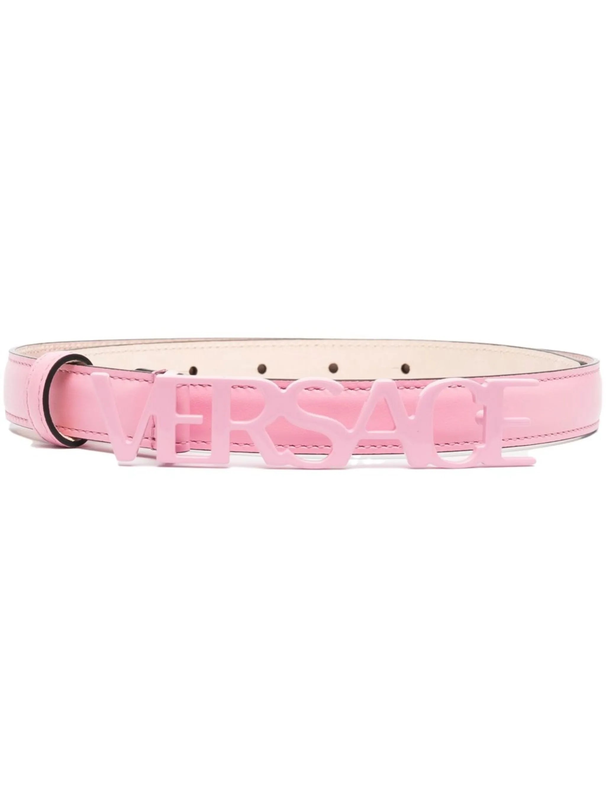 logo-embellished thin belt