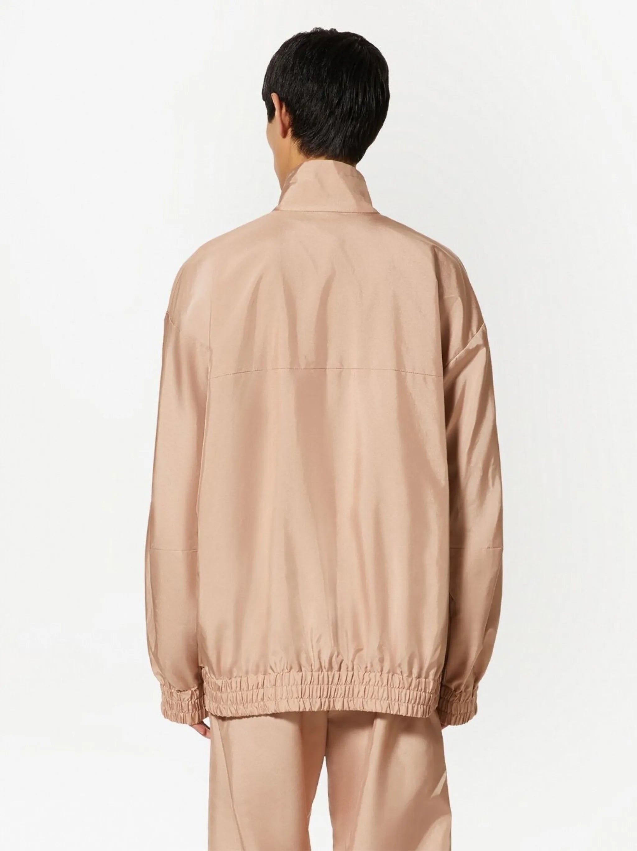 drop-shoulder lightweight jacket
