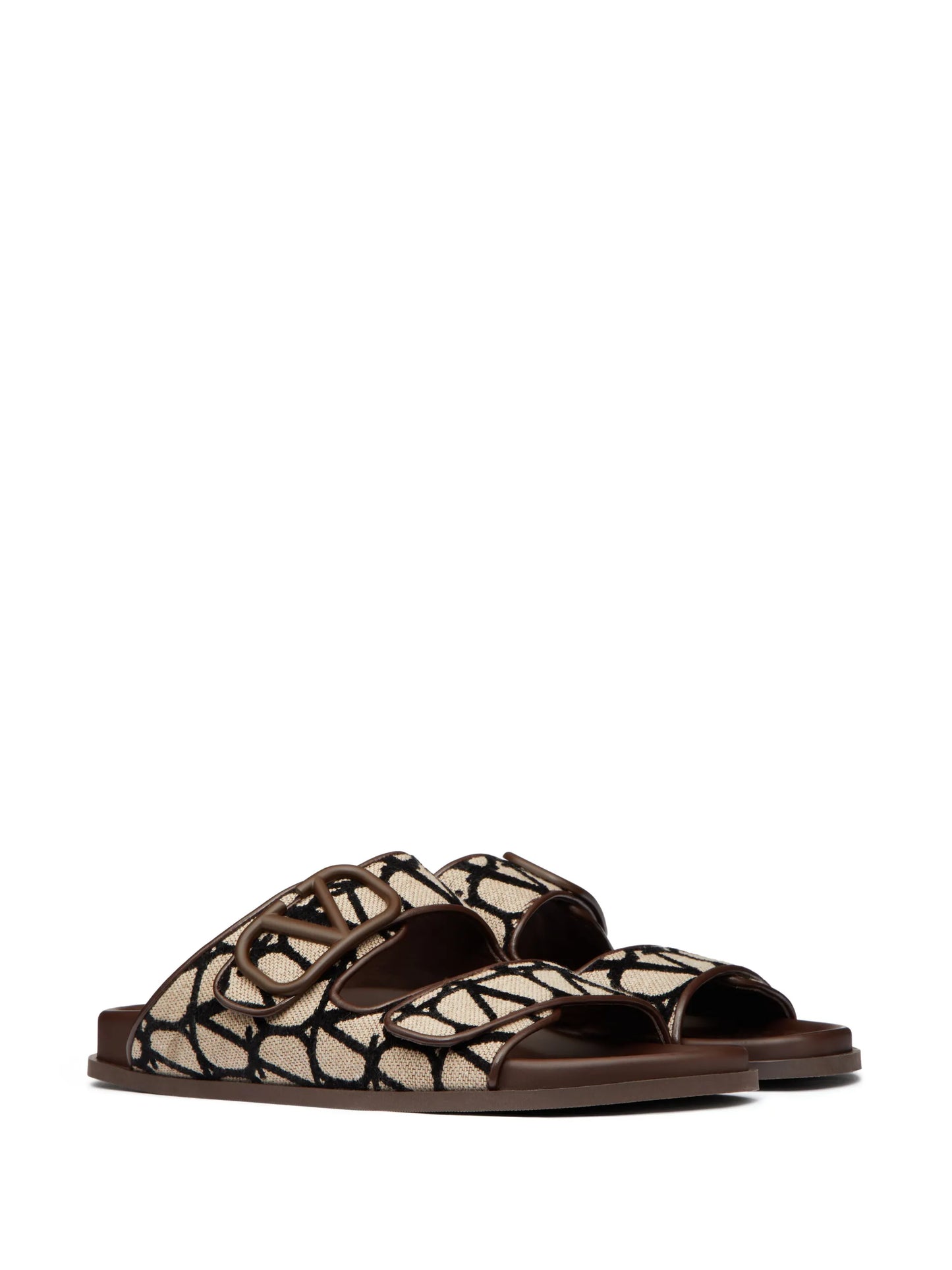 VLogo Toile Iconographe double-strap sandals
